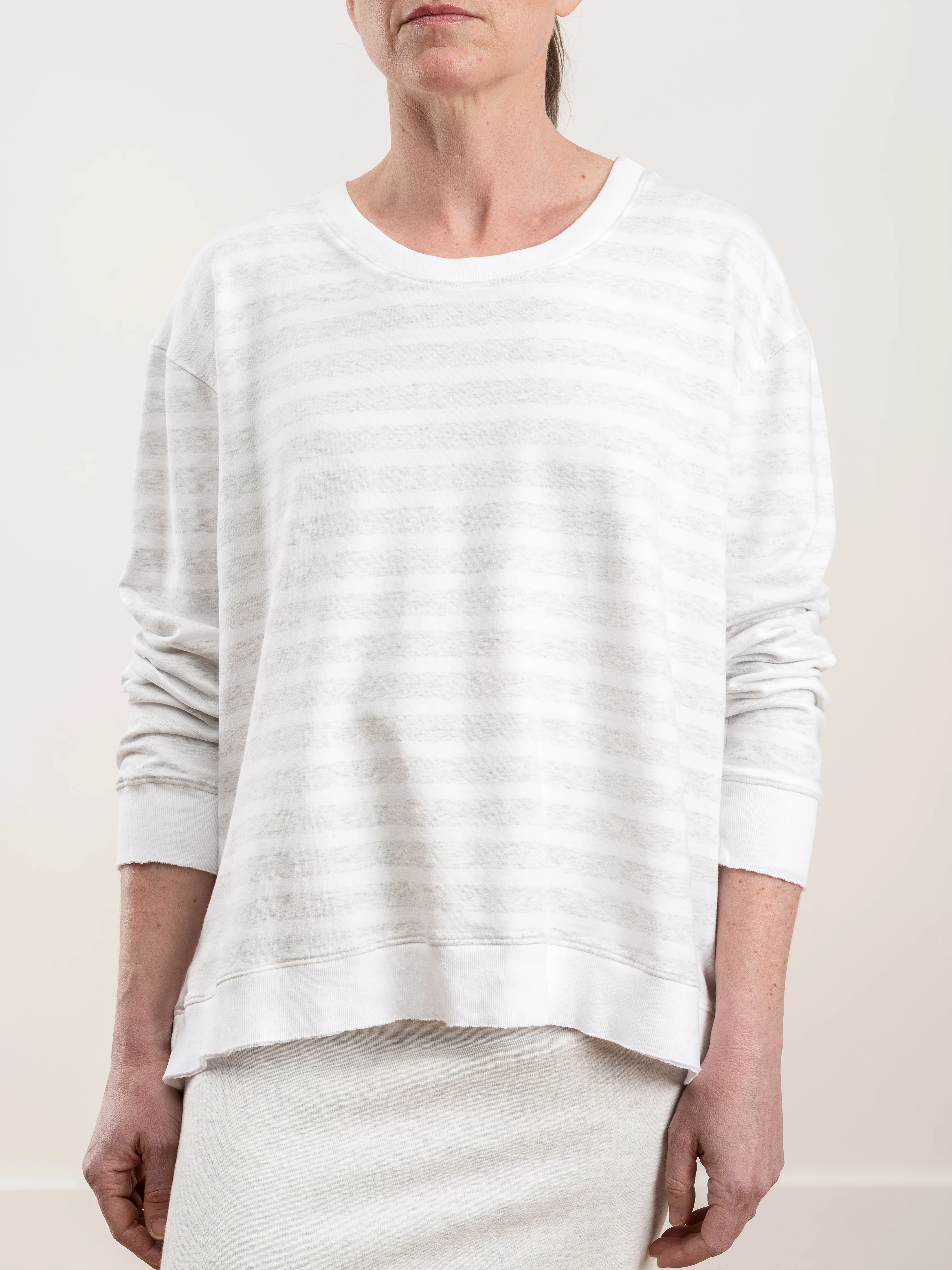 graceful sweatshirt - heather stripe - Image 2