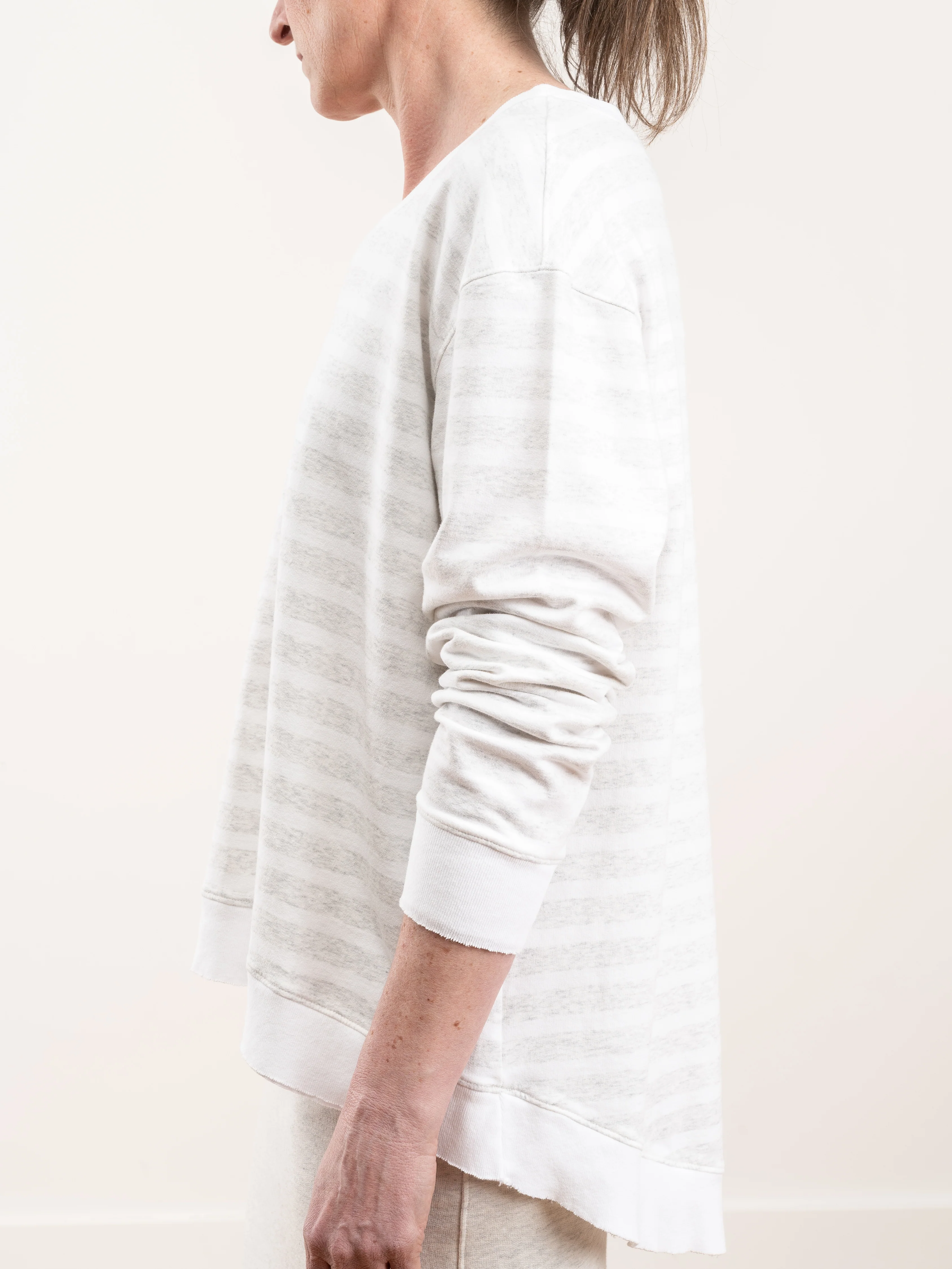 graceful sweatshirt - heather stripe - Image 3
