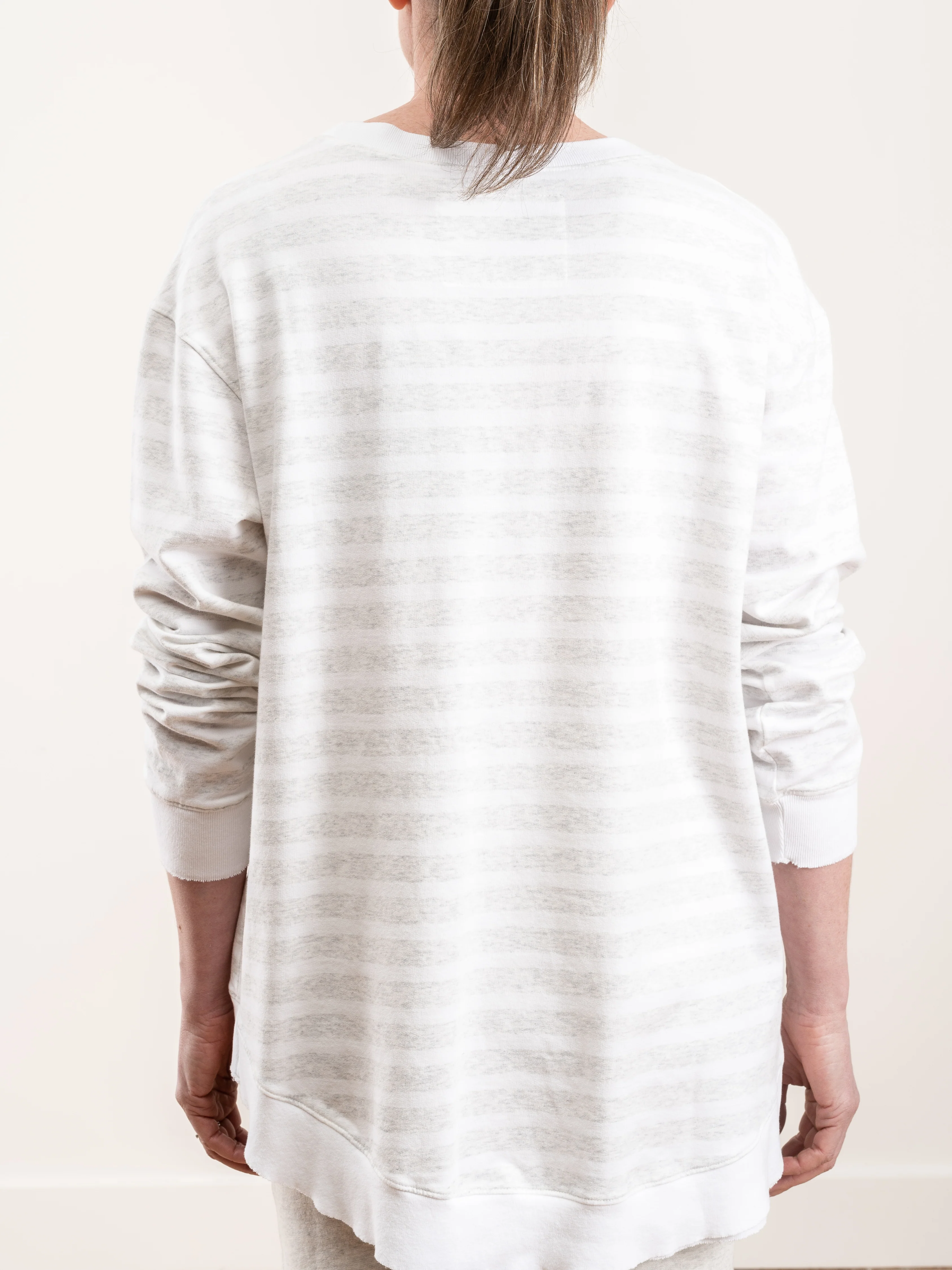 graceful sweatshirt - heather stripe - Image 4
