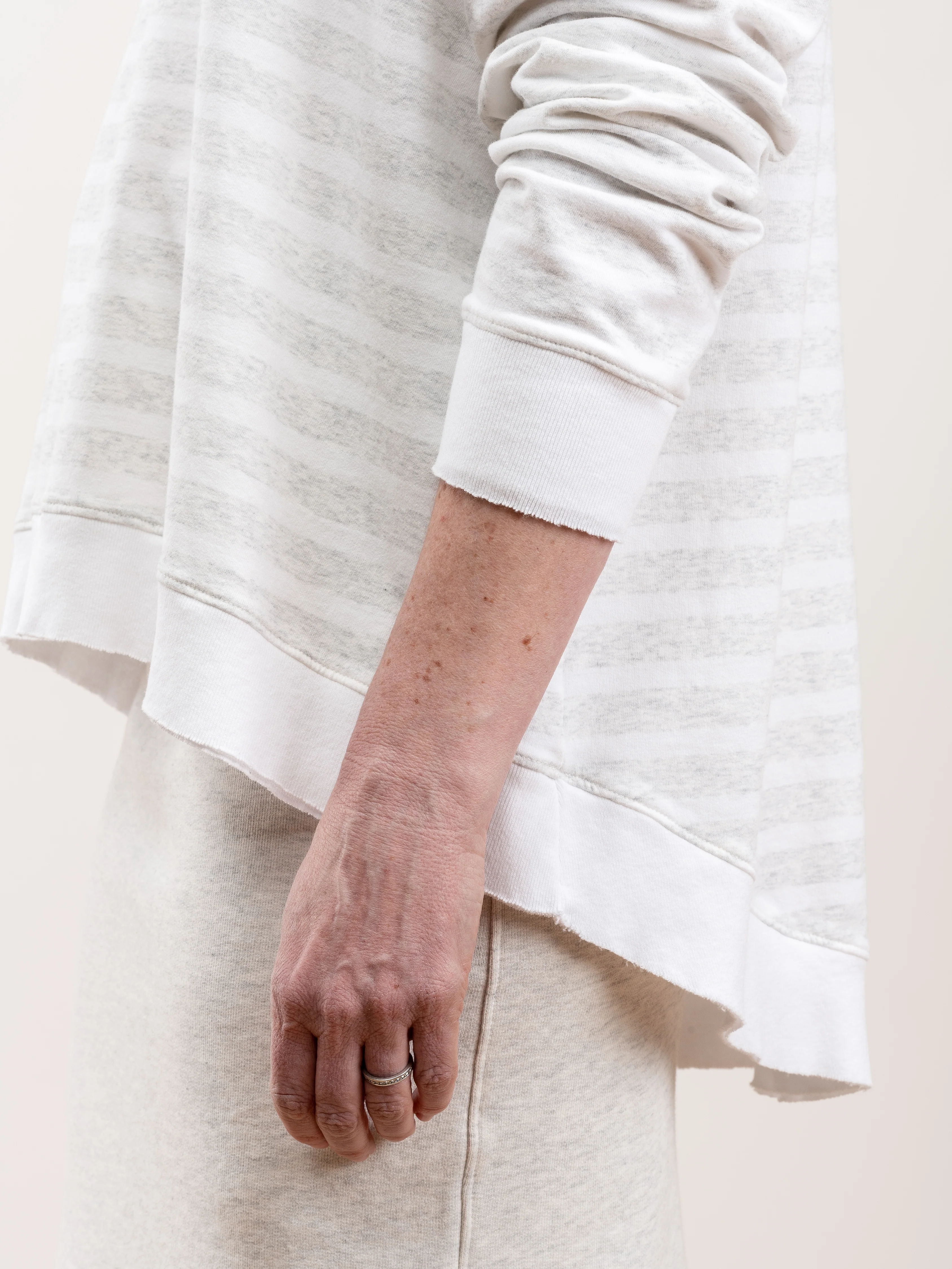graceful sweatshirt - heather stripe - Image 5