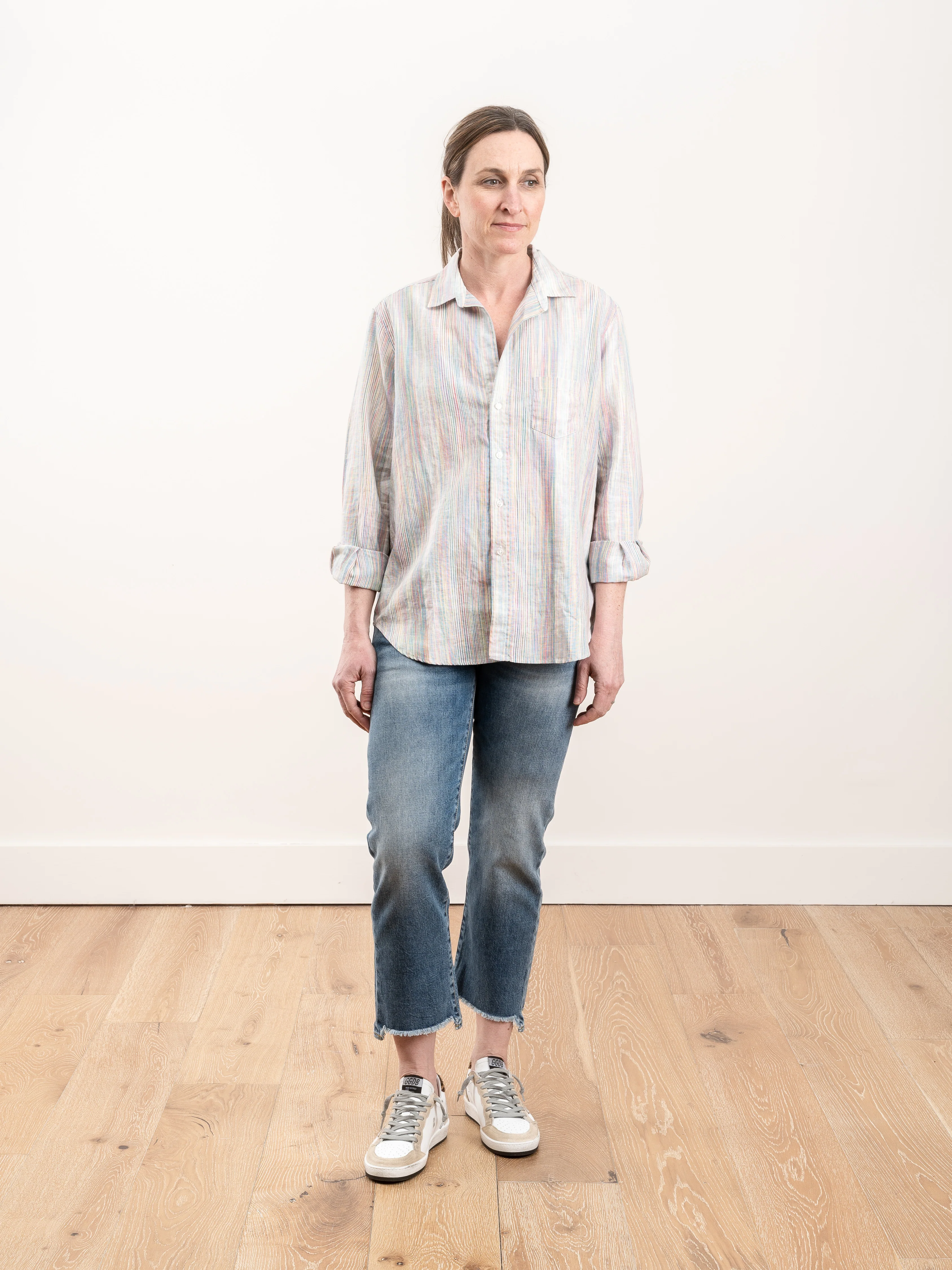 eileen button down - rainbow - Image 2