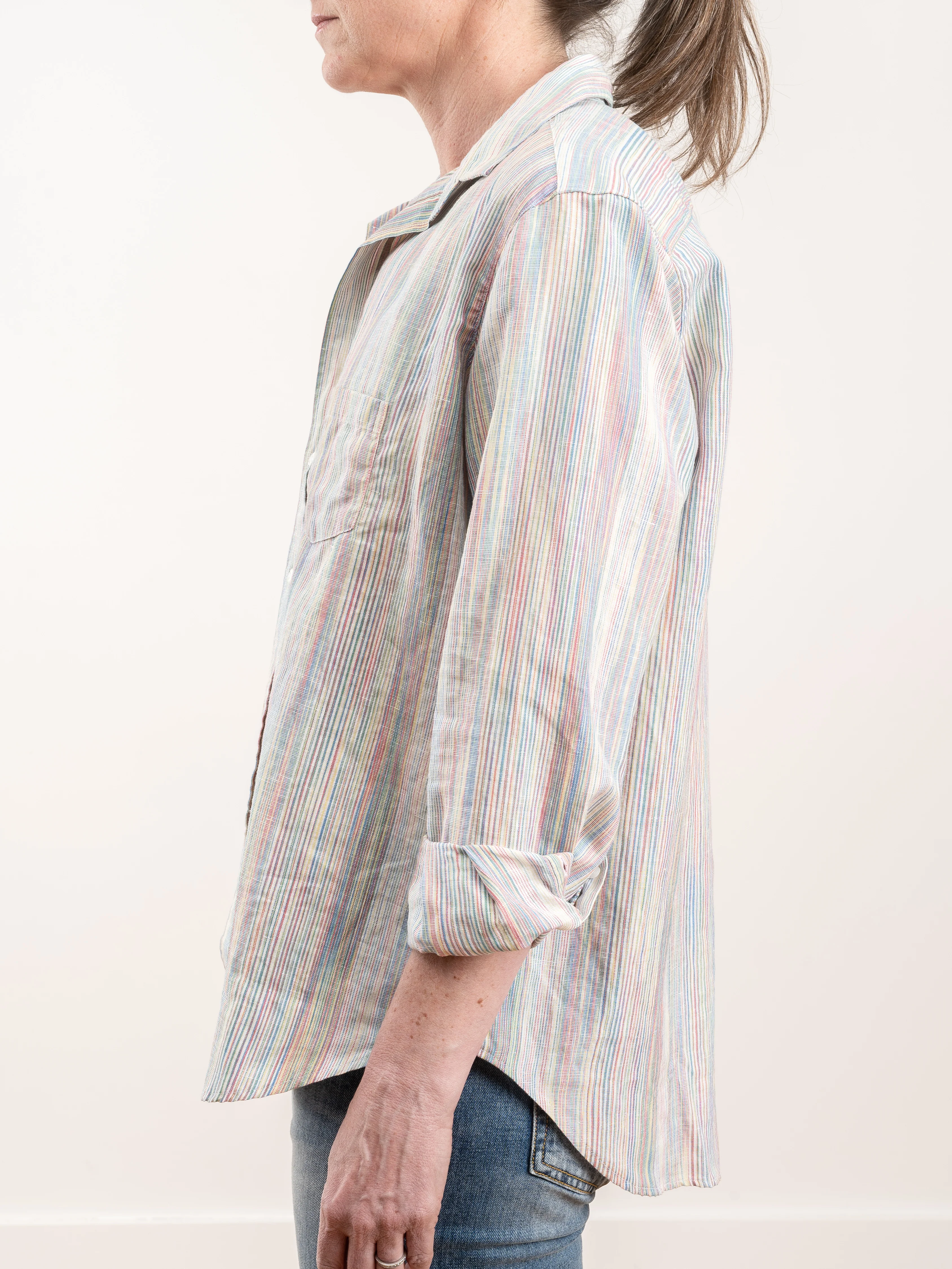 eileen button down - rainbow - Image 4