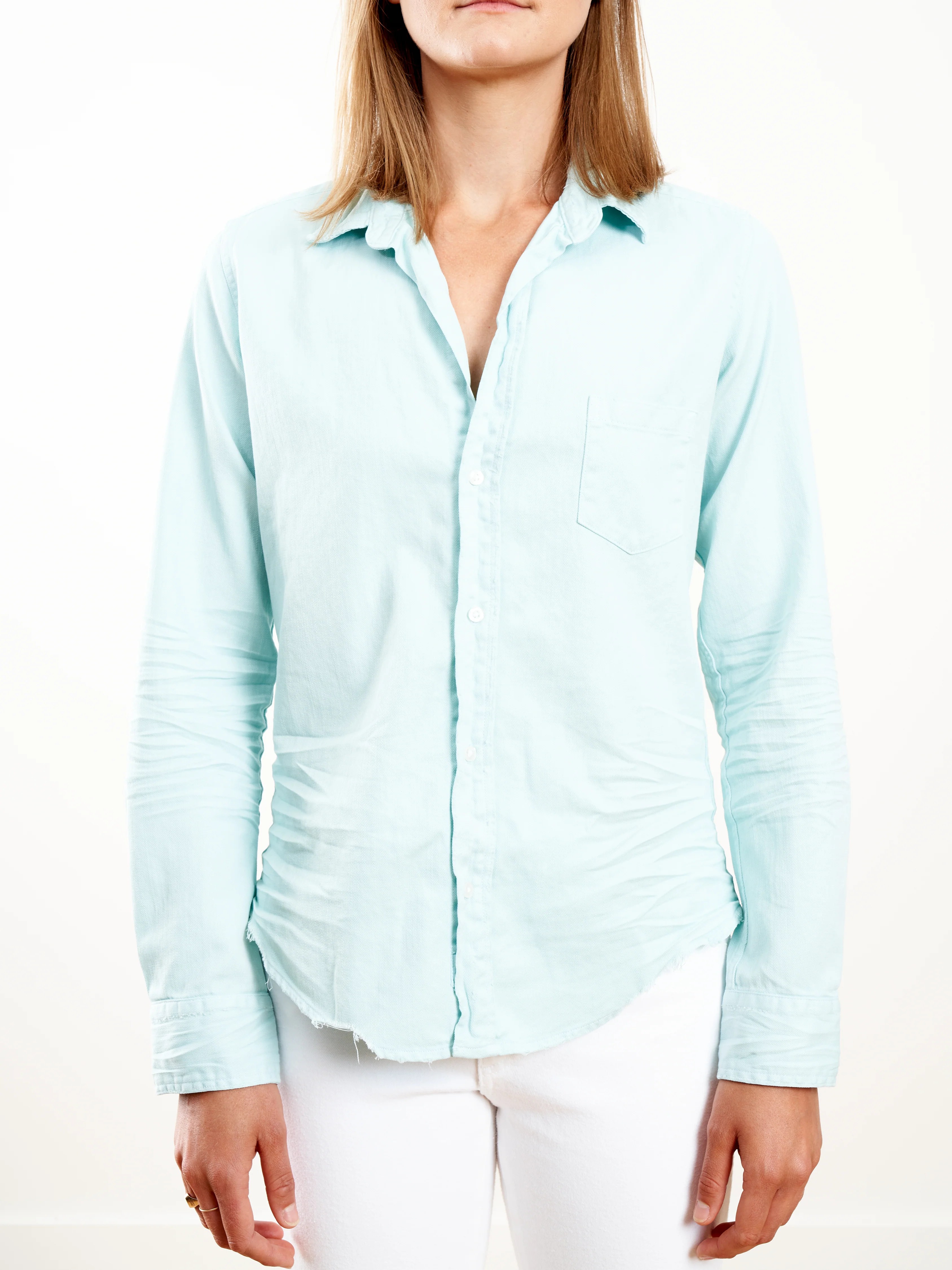 barry button down - sea foam - Image 3