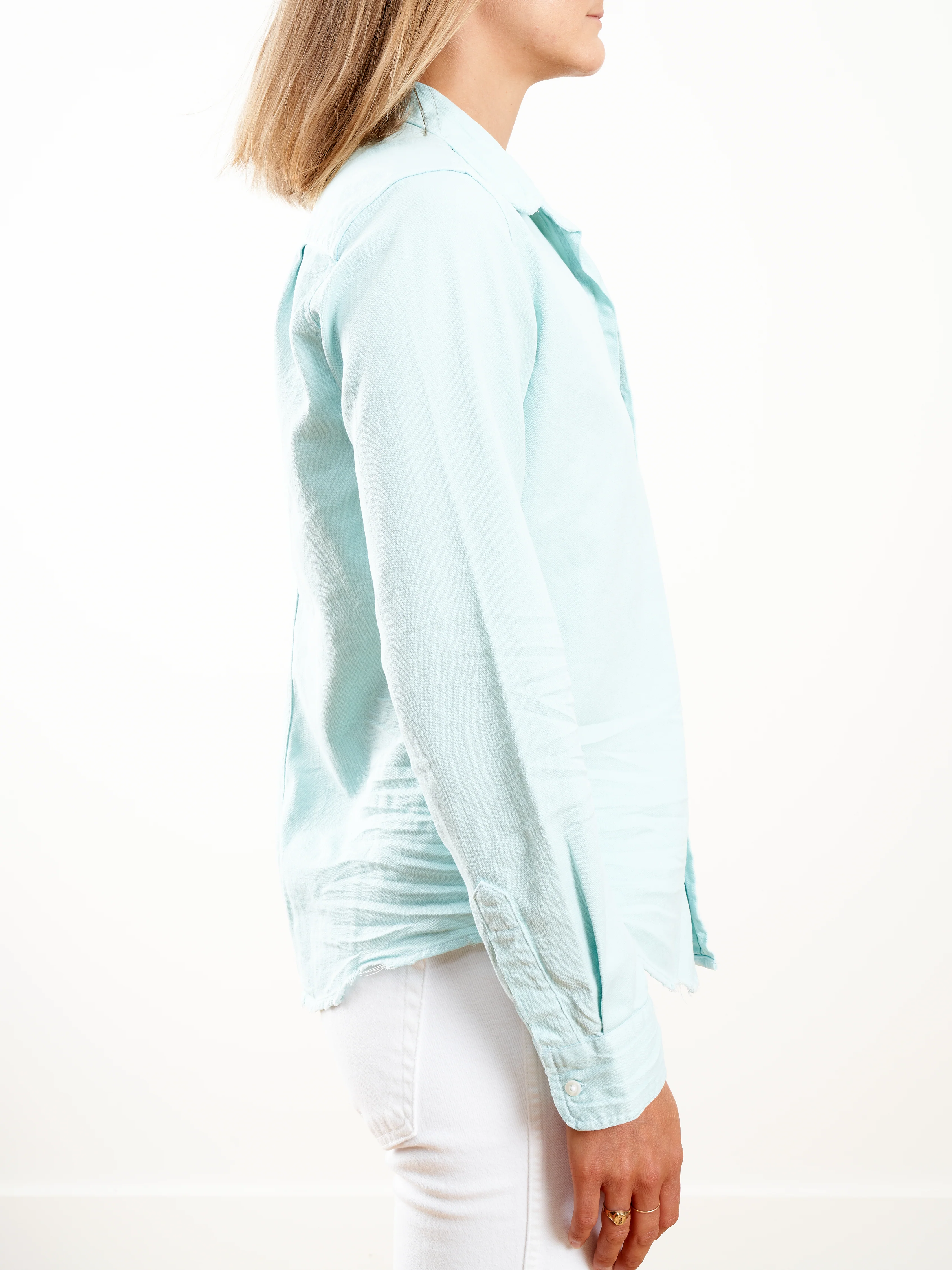 barry button down - sea foam - Image 4