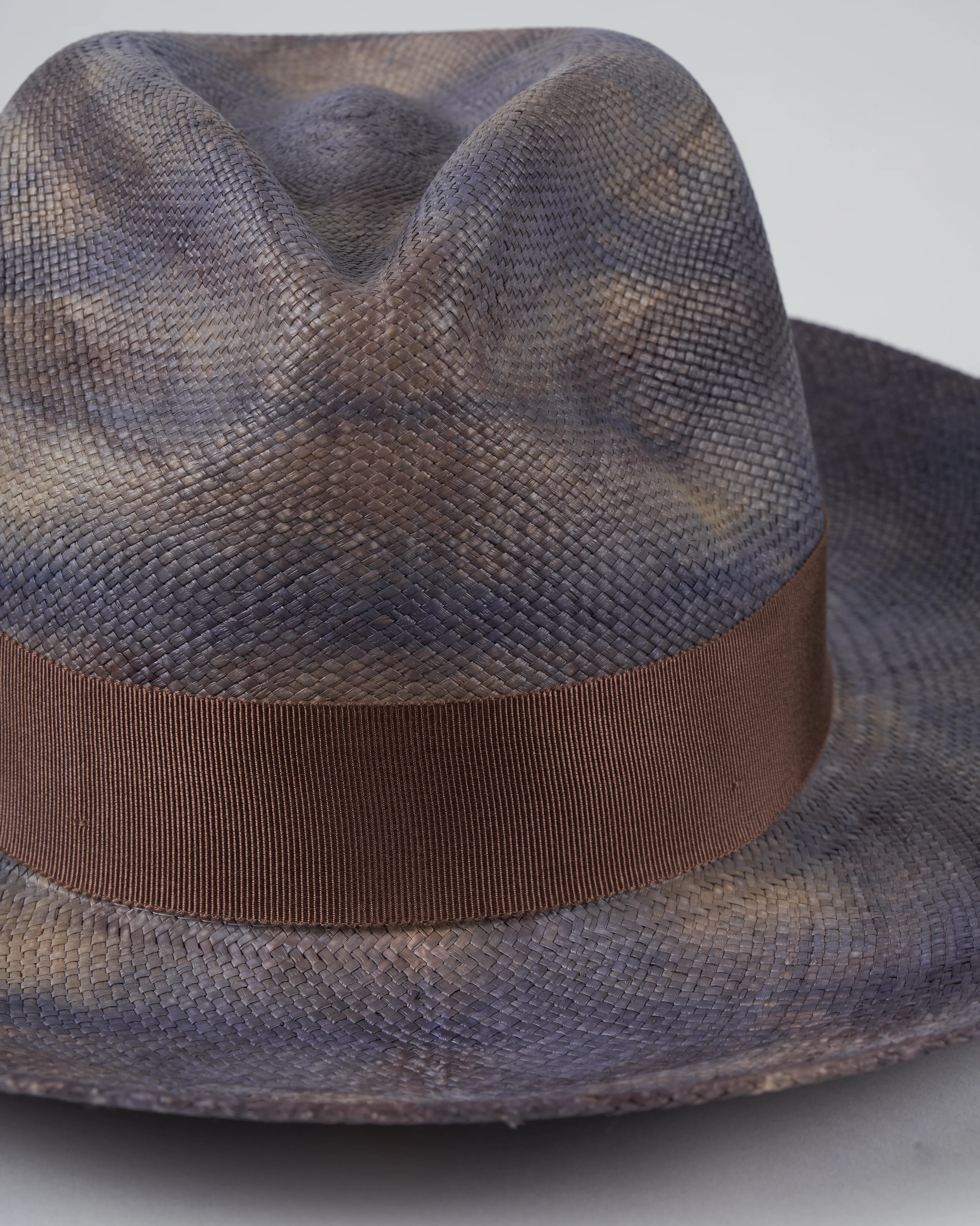 hydrangea straw hat - green - Image 2