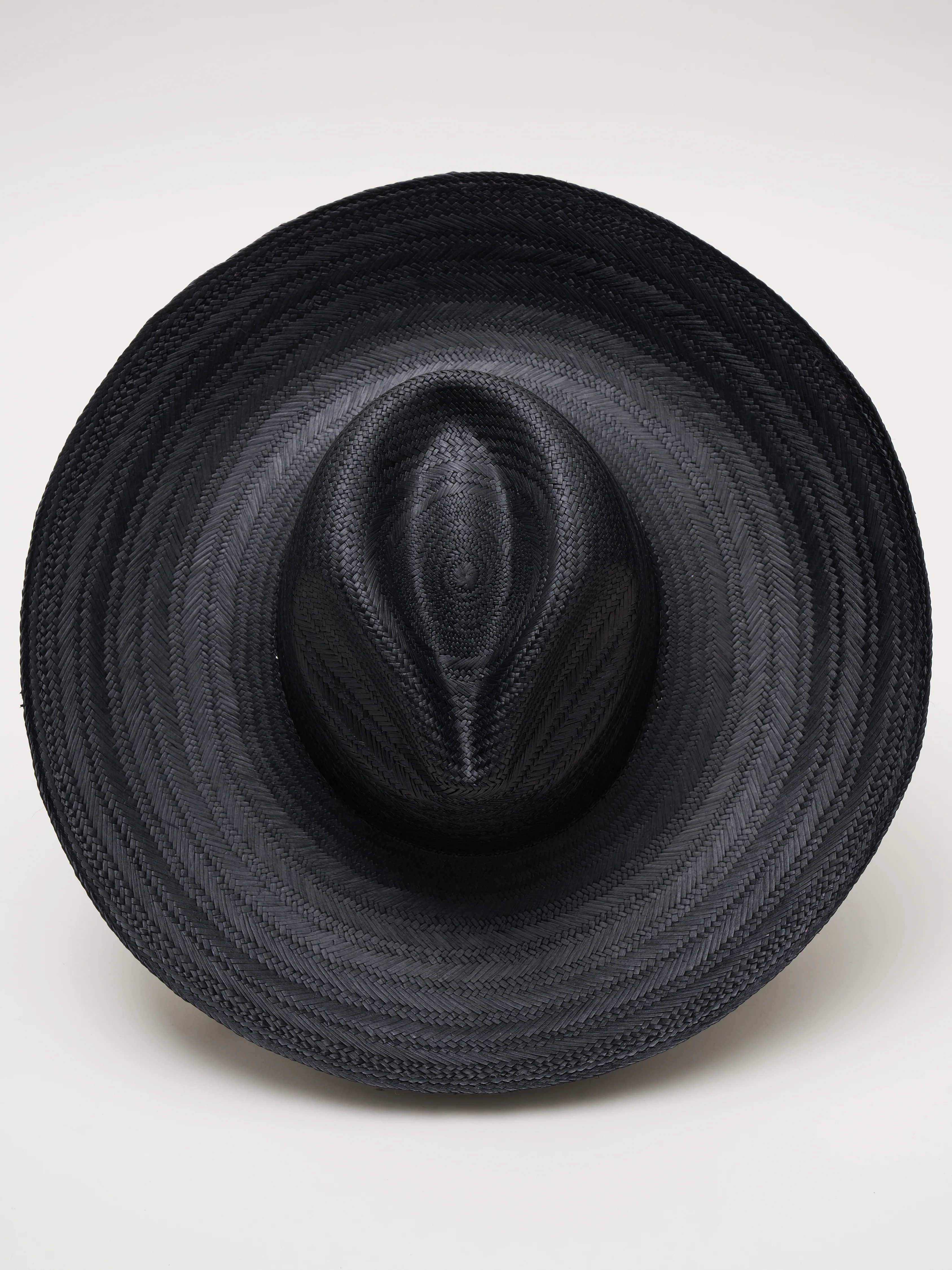 straw hat - black - Image 2