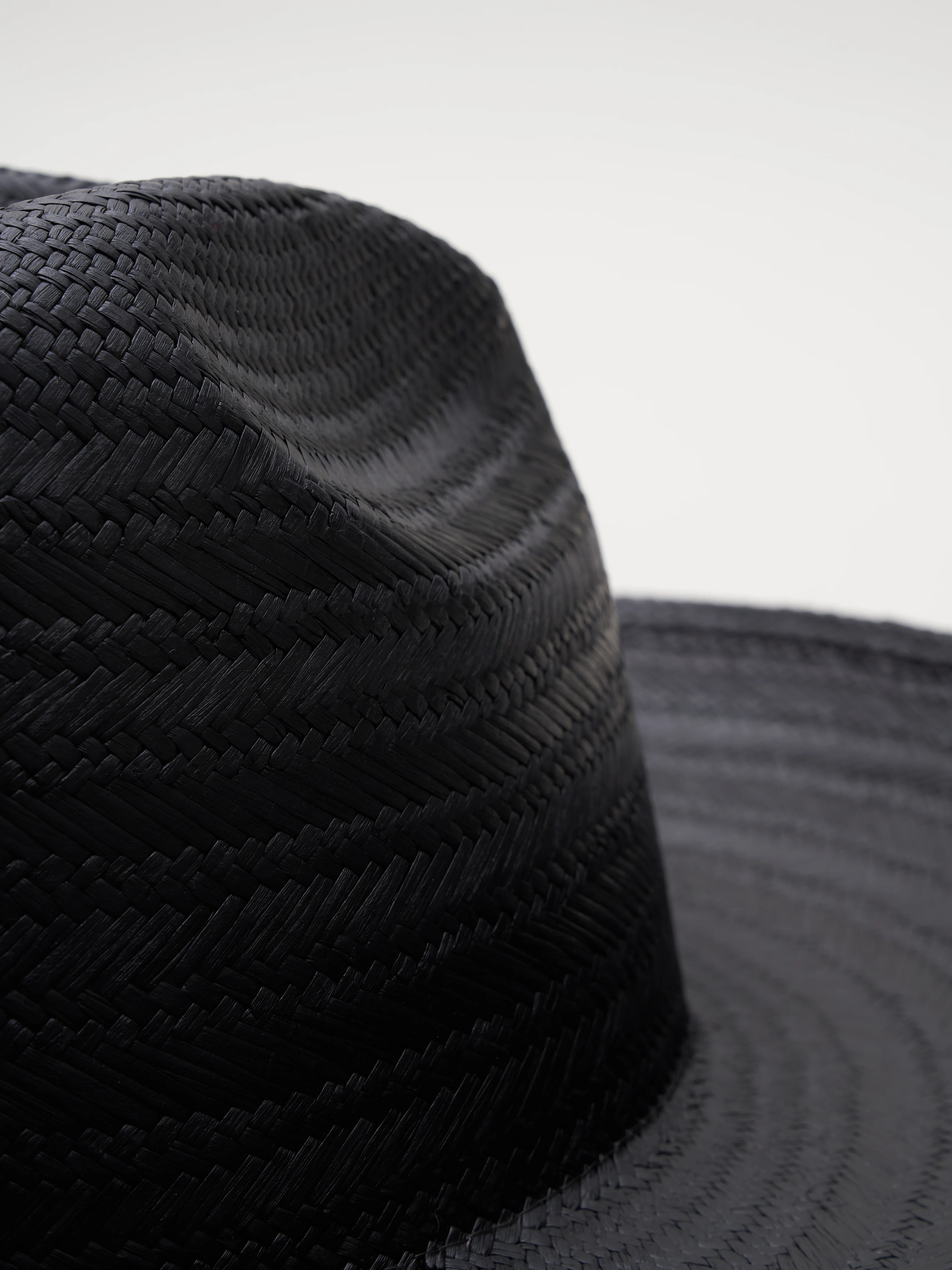 straw hat - black - Image 5