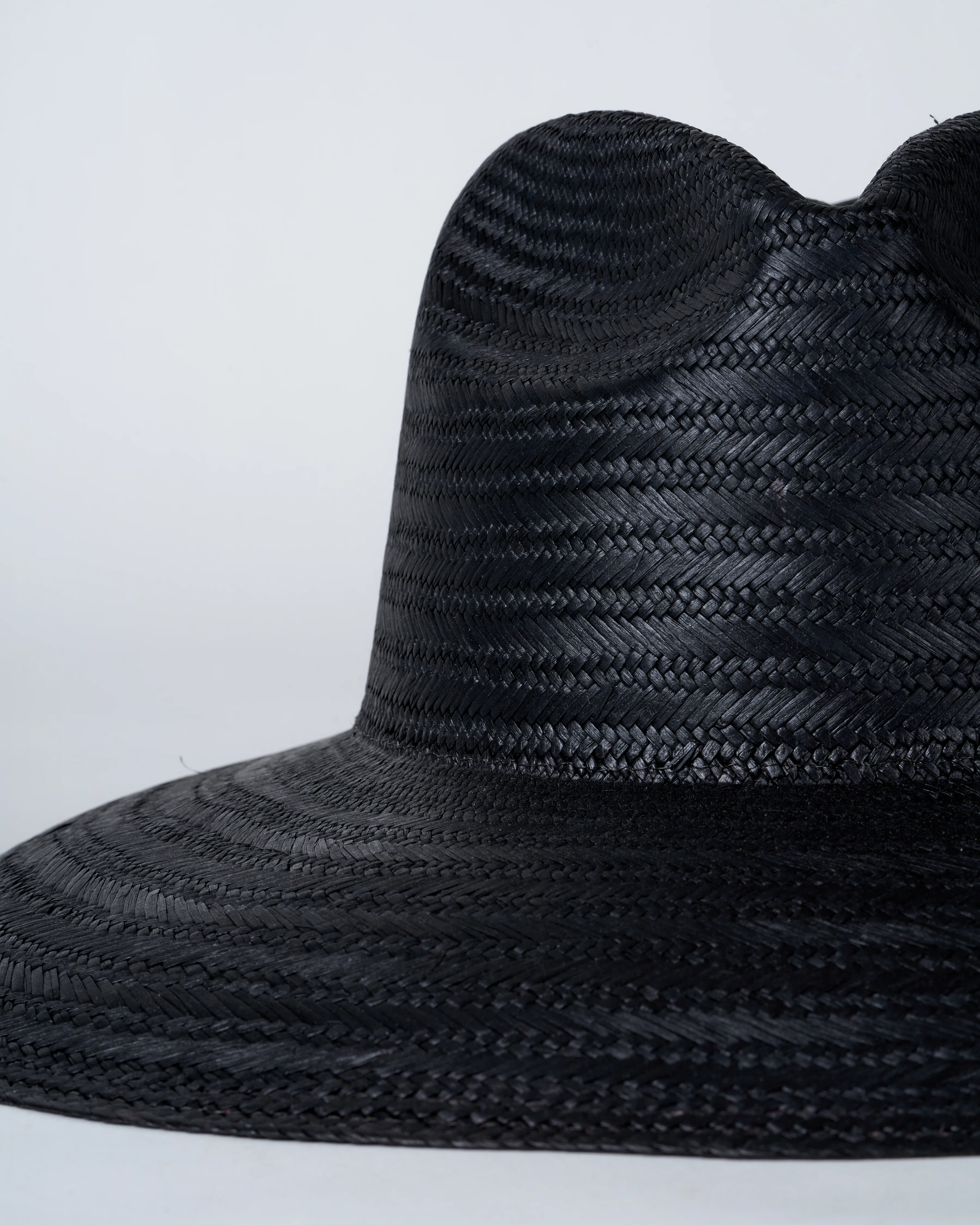 straw hat - black - Image 7