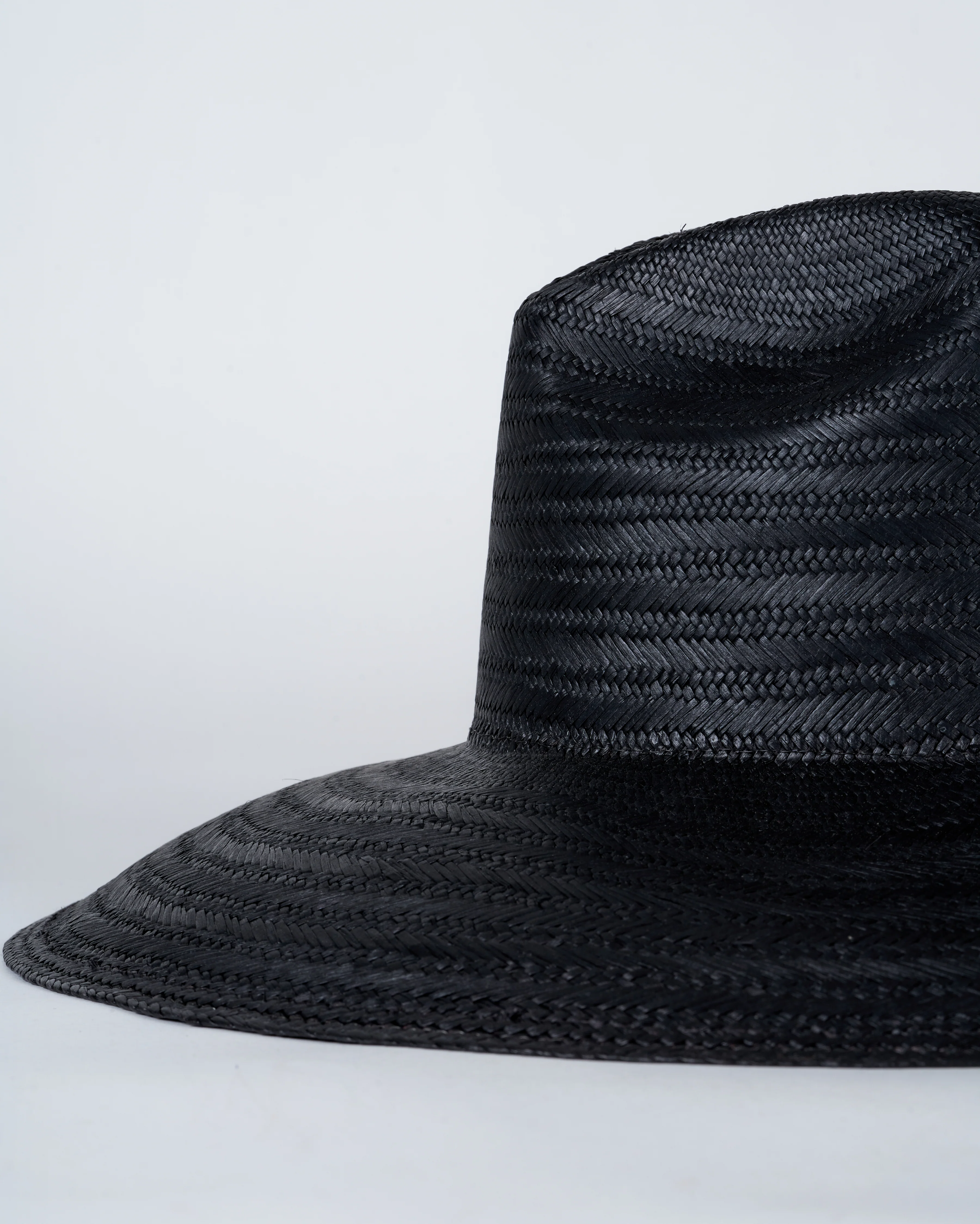 straw hat - black - Image 9