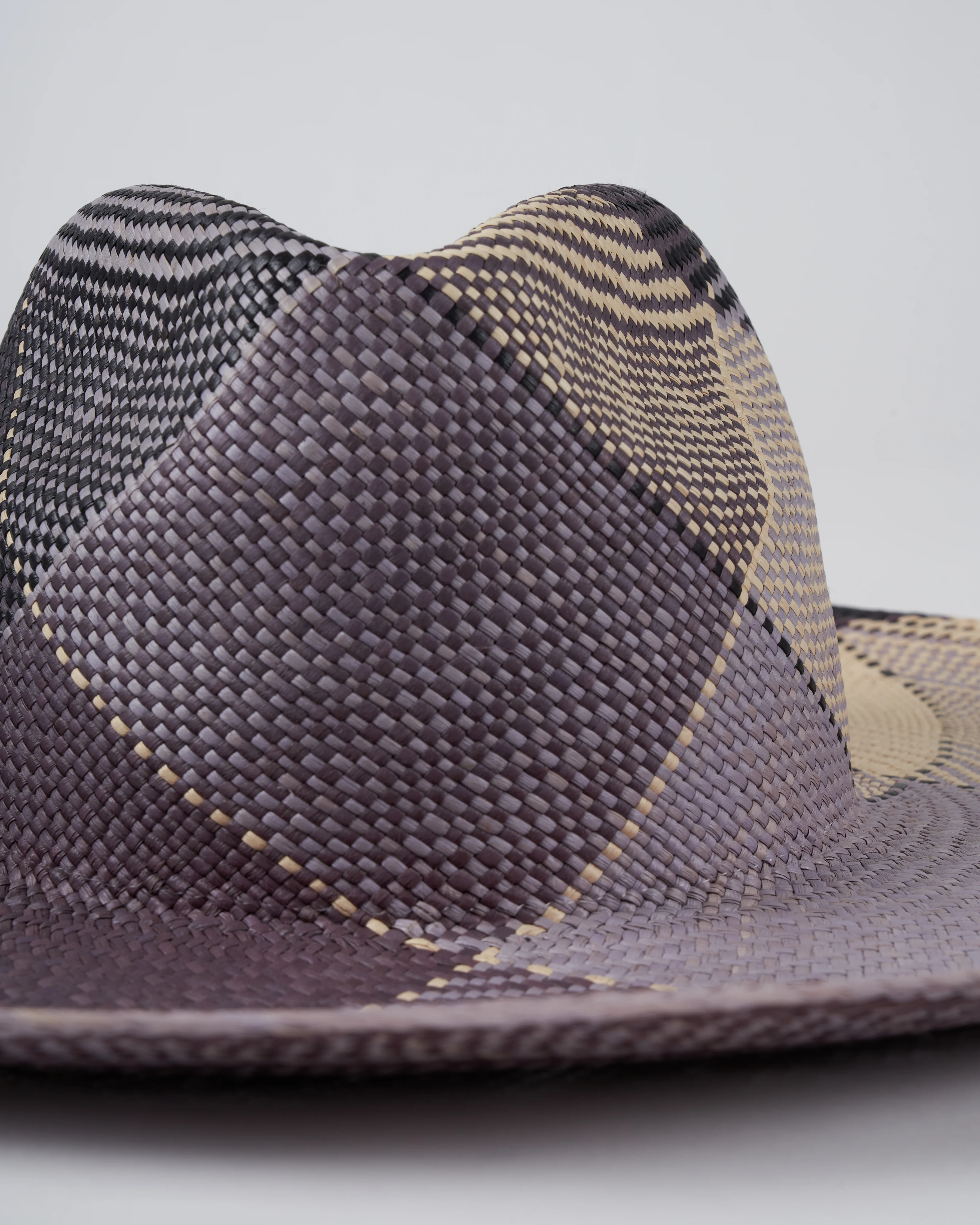whirlwind straw hat - blackberry - Image 3