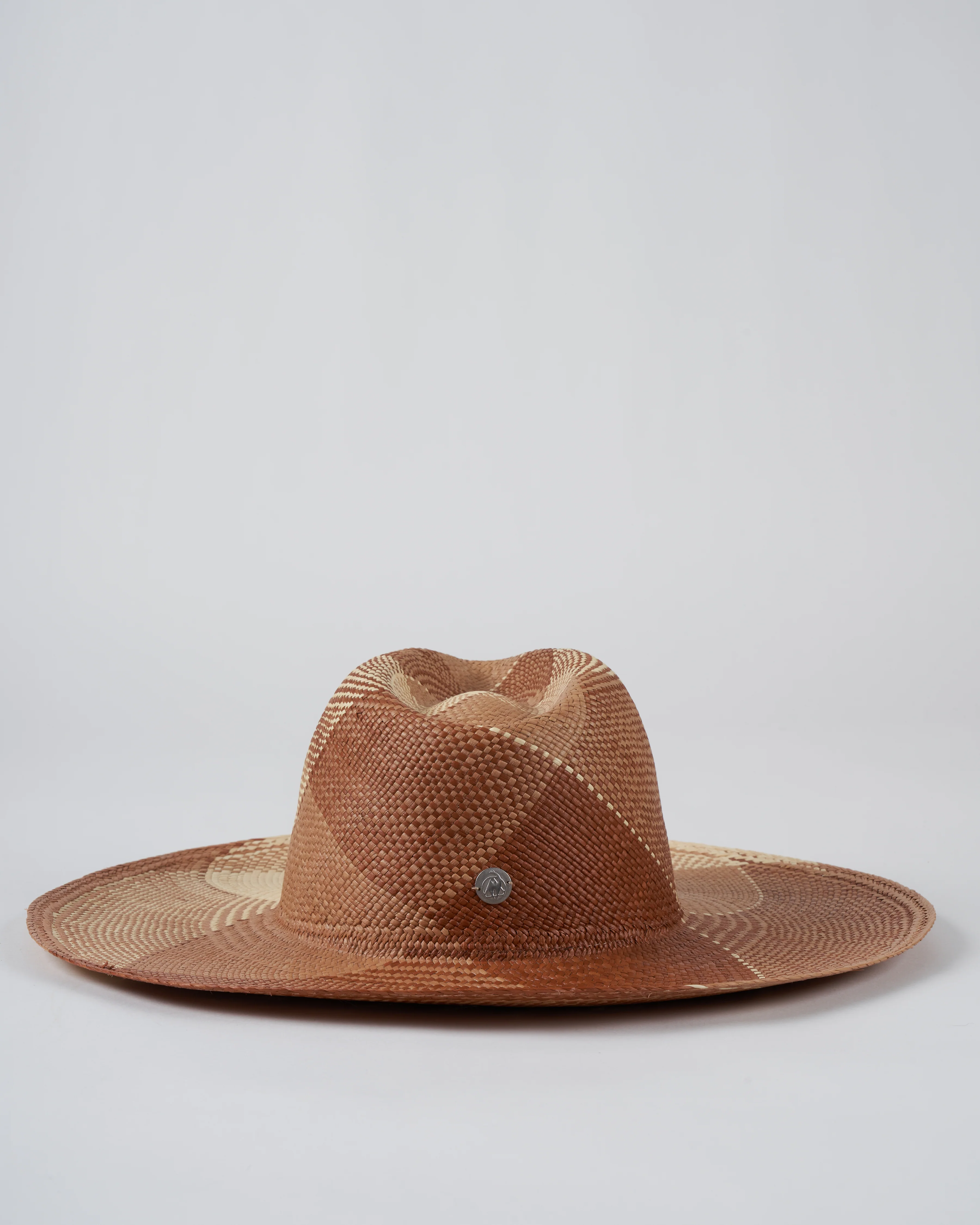 whirlwind straw hat - mocha - Image 3