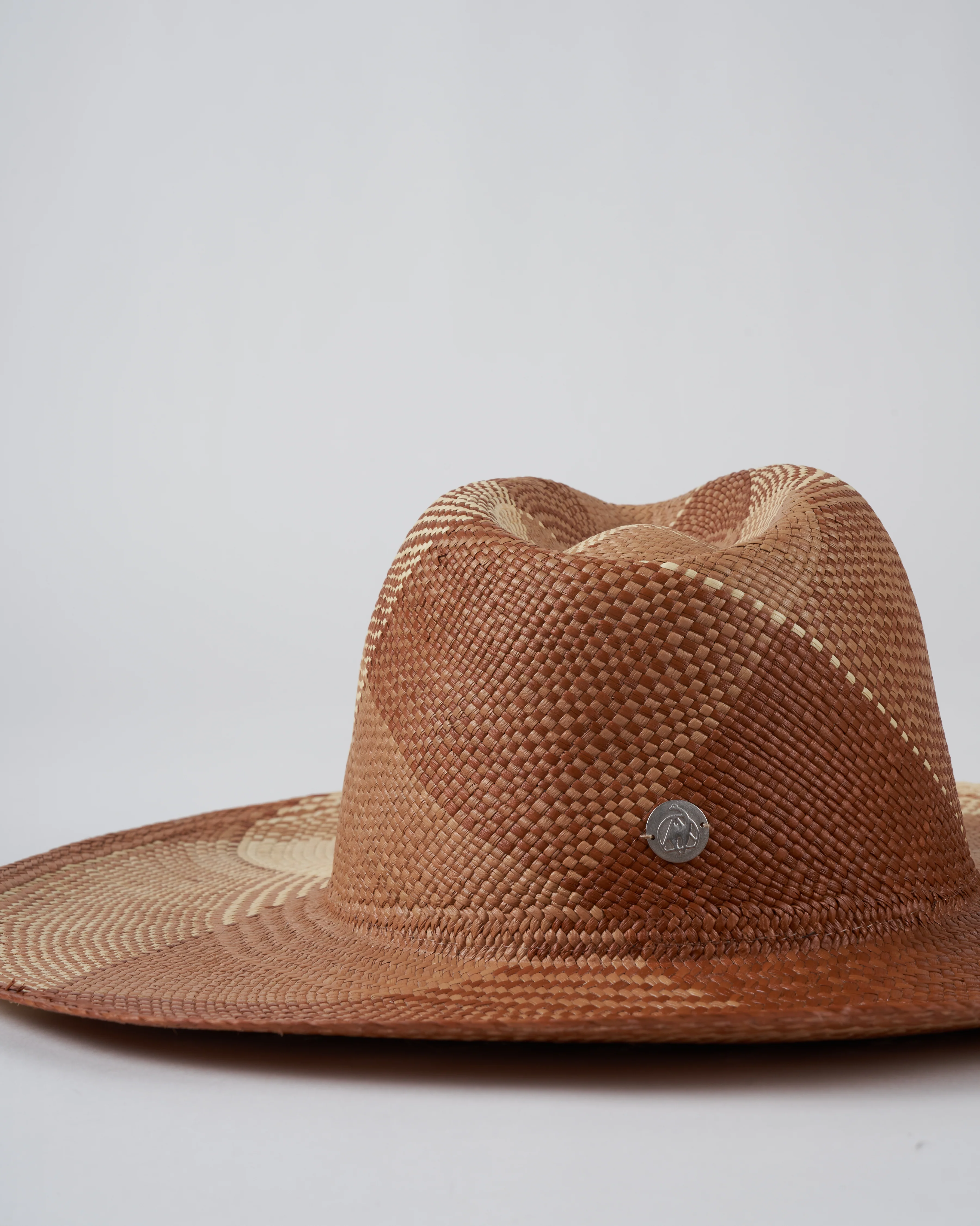 whirlwind straw hat - mocha - Image 4