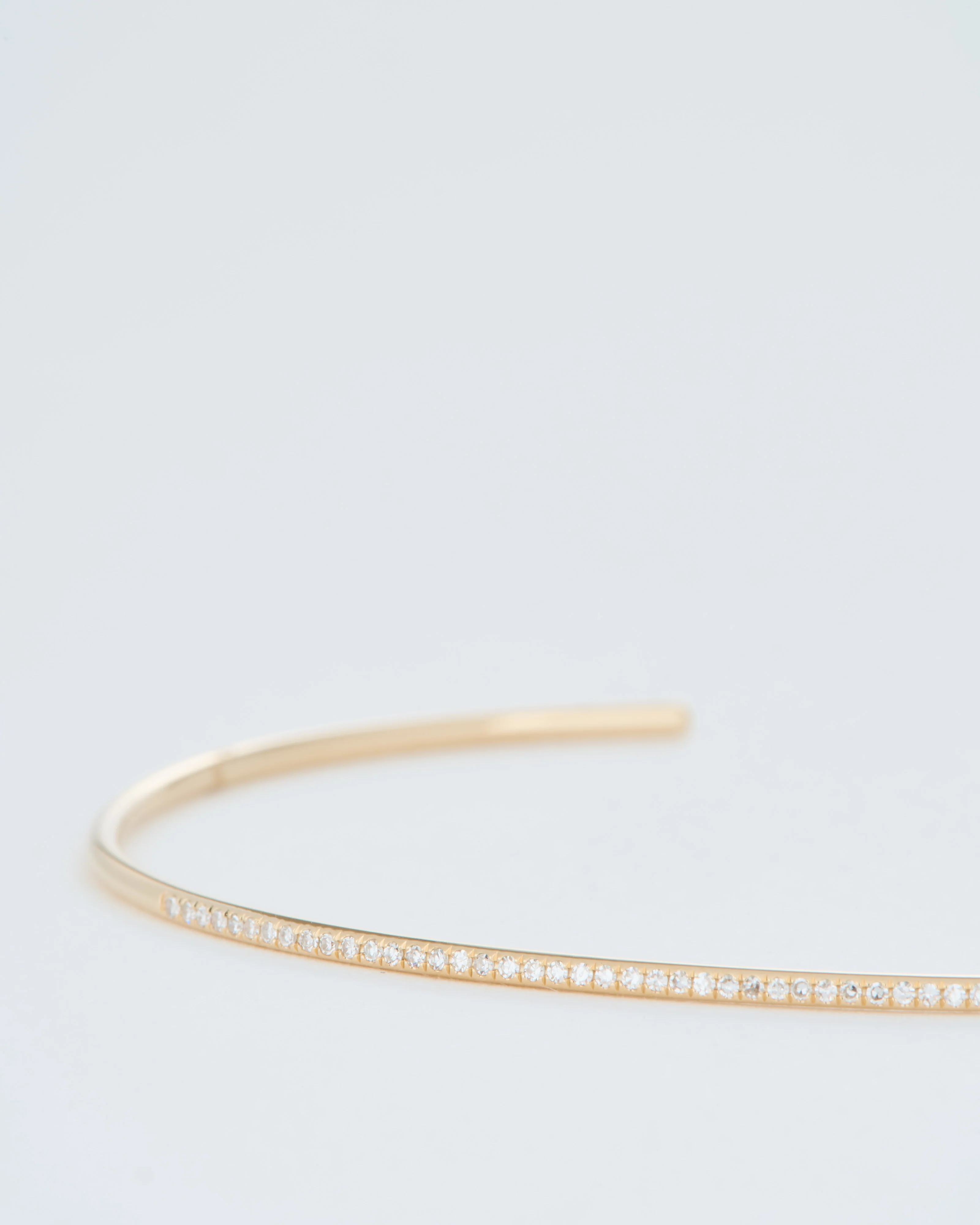 axis cuff with white pavé diamonds - Image 2