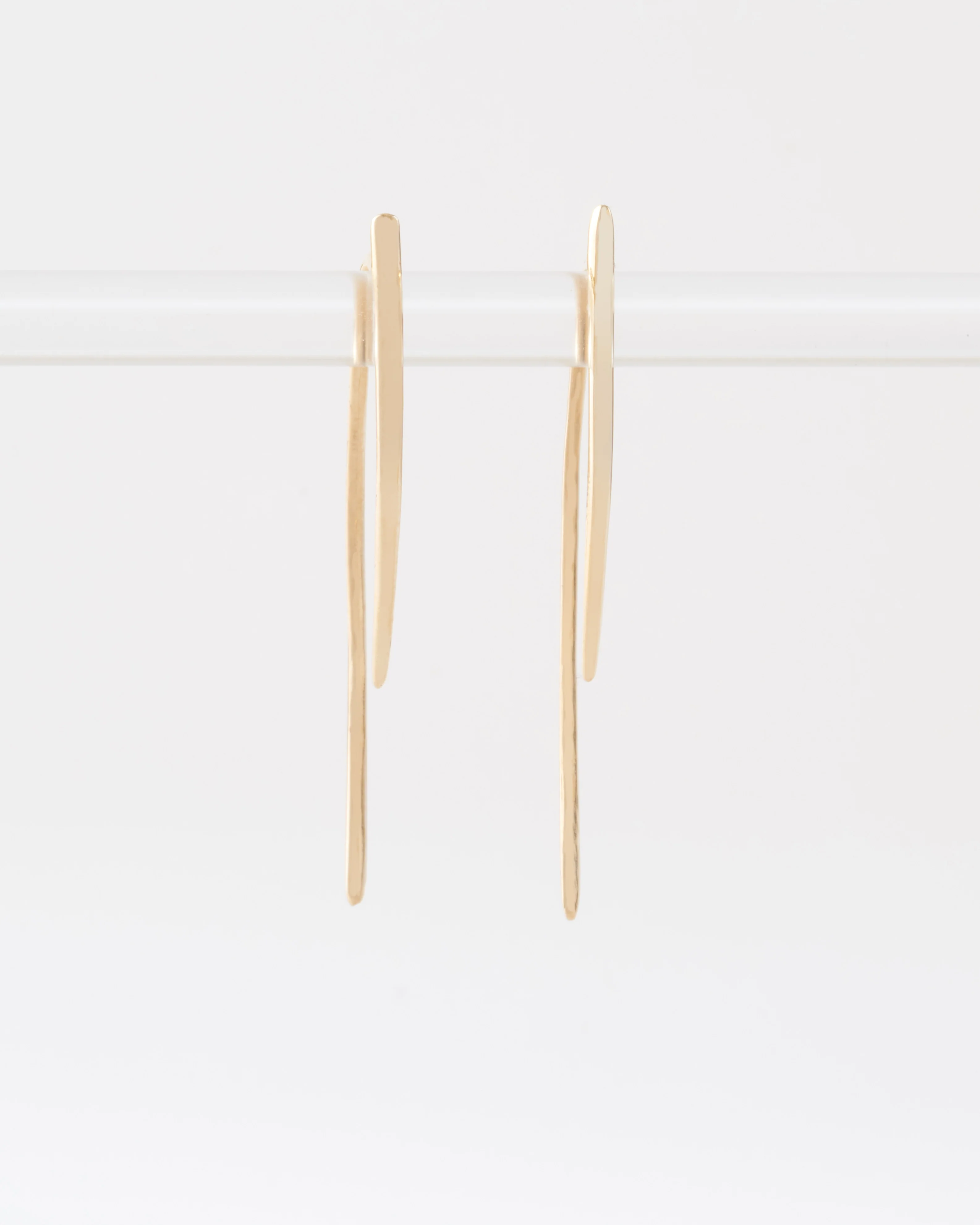 medium infinite tusk earrings