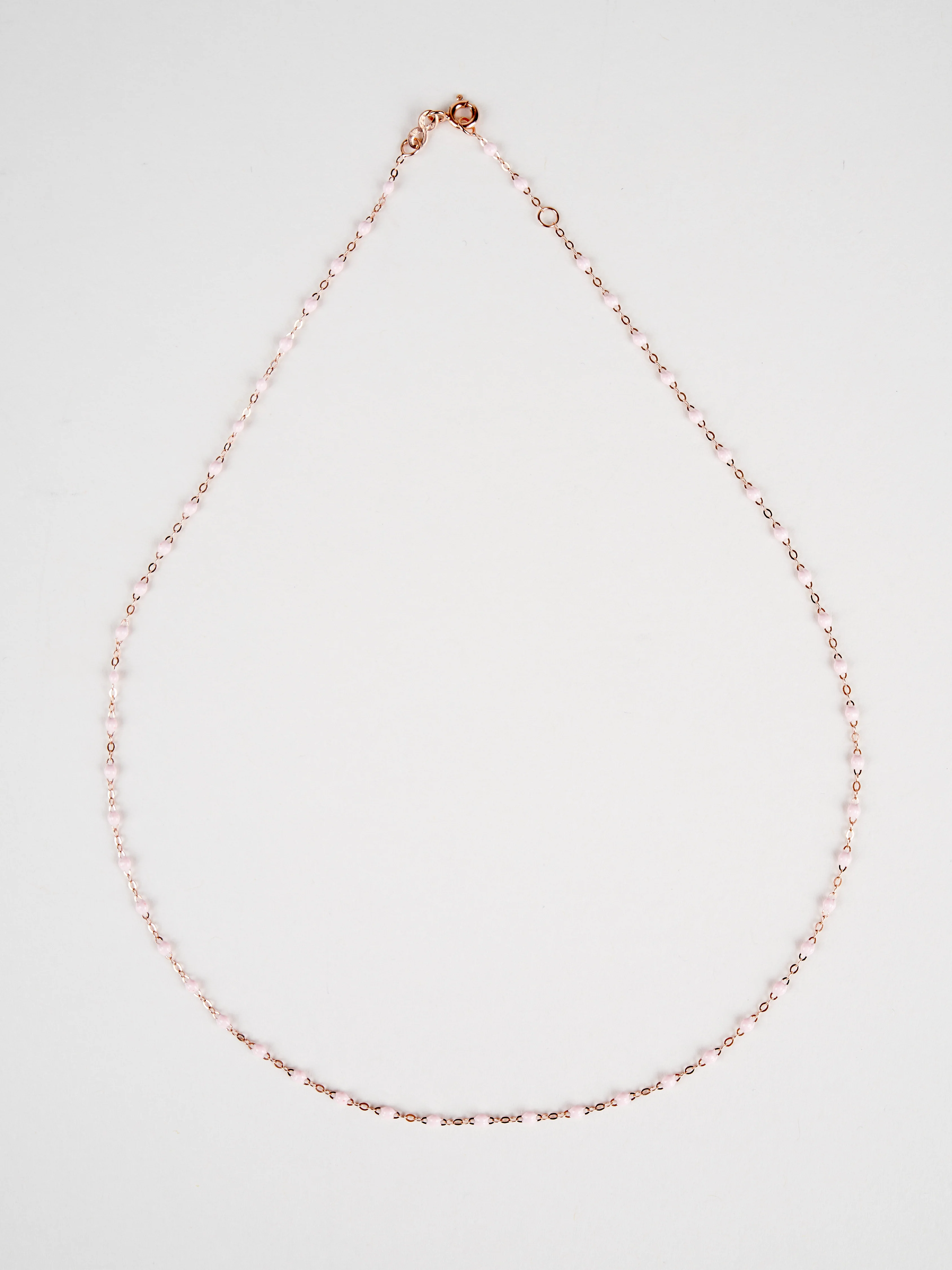 classic gigi rose gold necklace - baby pink - Image 2