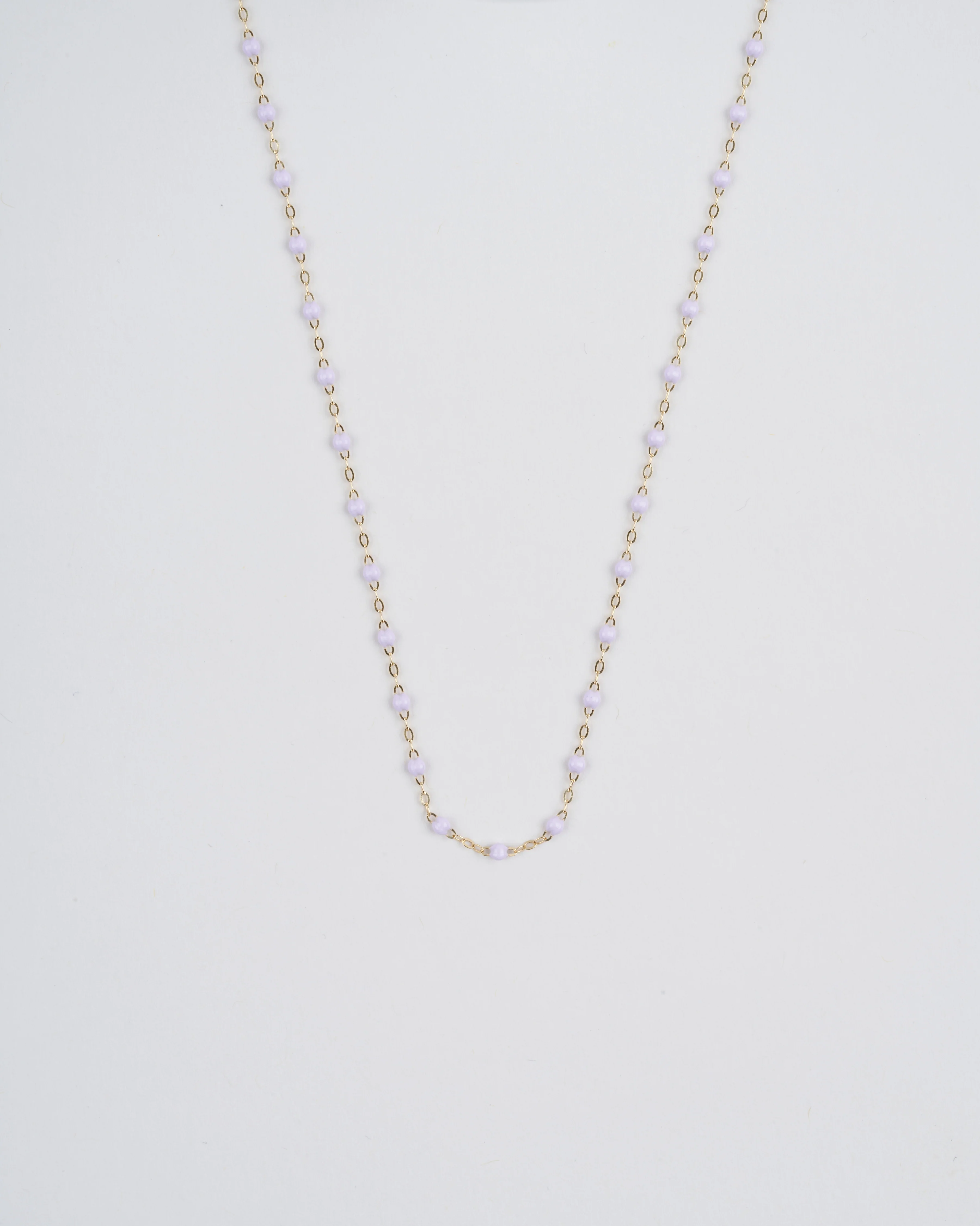 classic gigi yellow gold necklace - lilac - Image 2