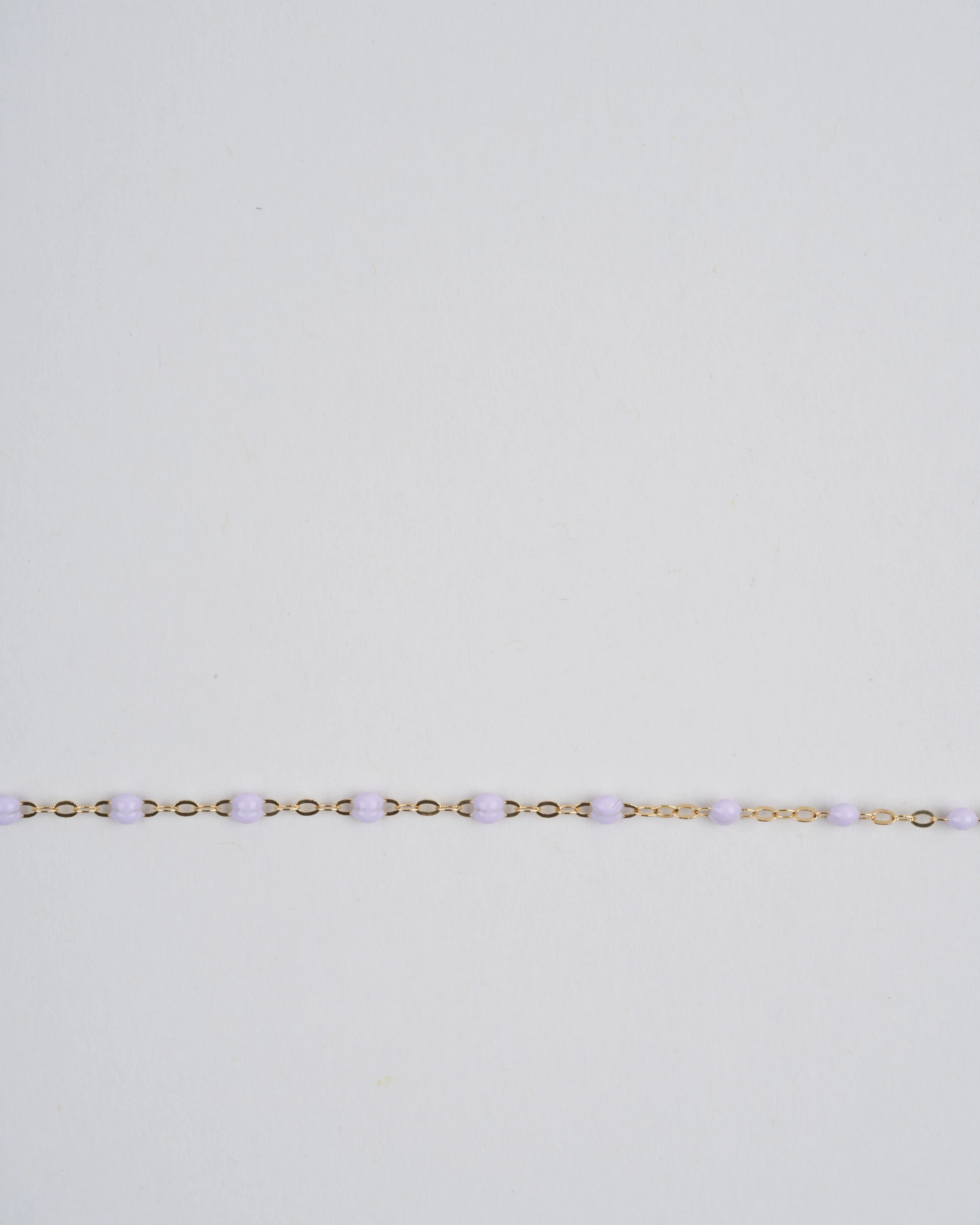 classic gigi yellow gold necklace - lilac - Image 3