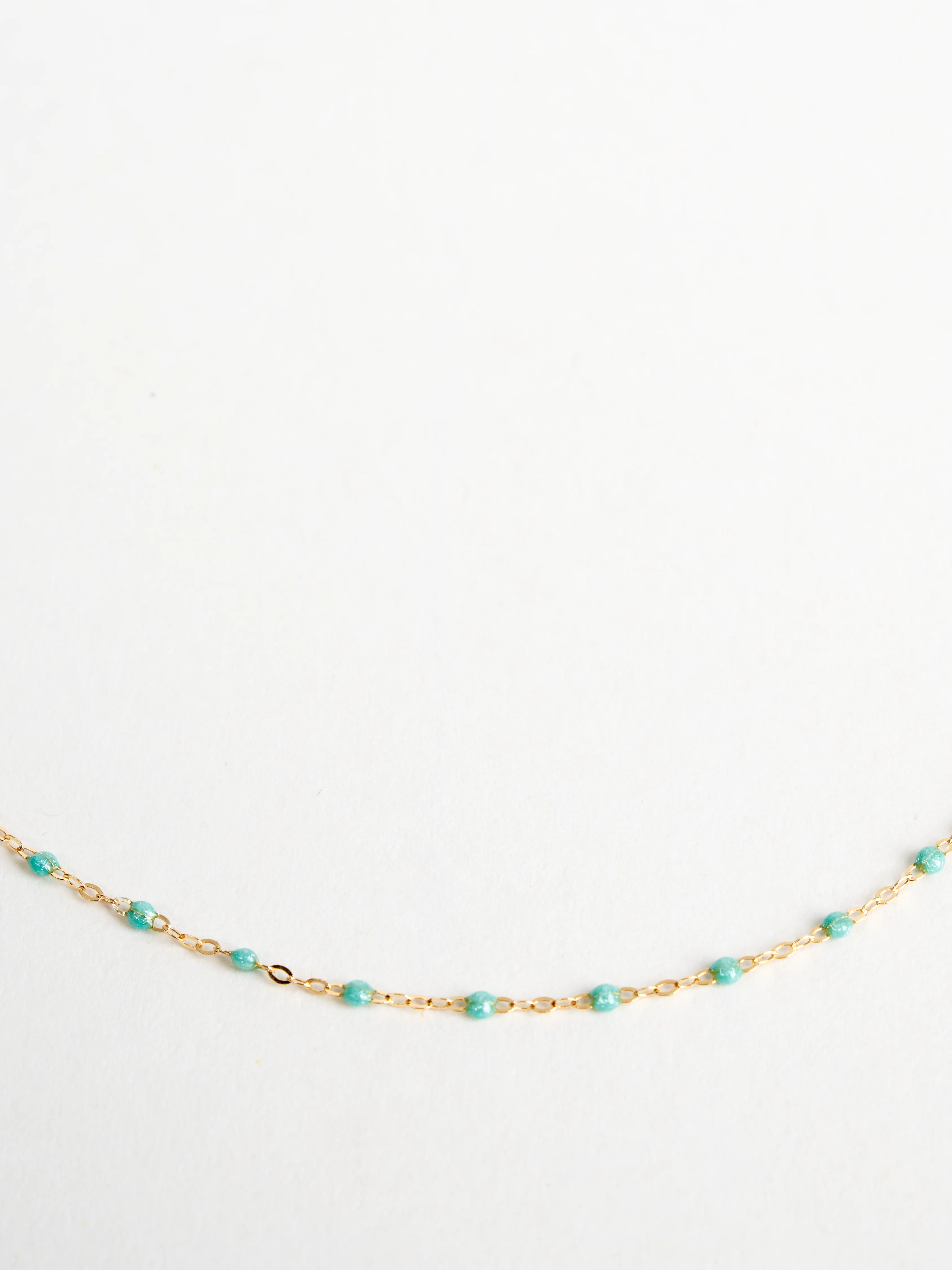 iceberg bead necklace - yellow gold - Image 4