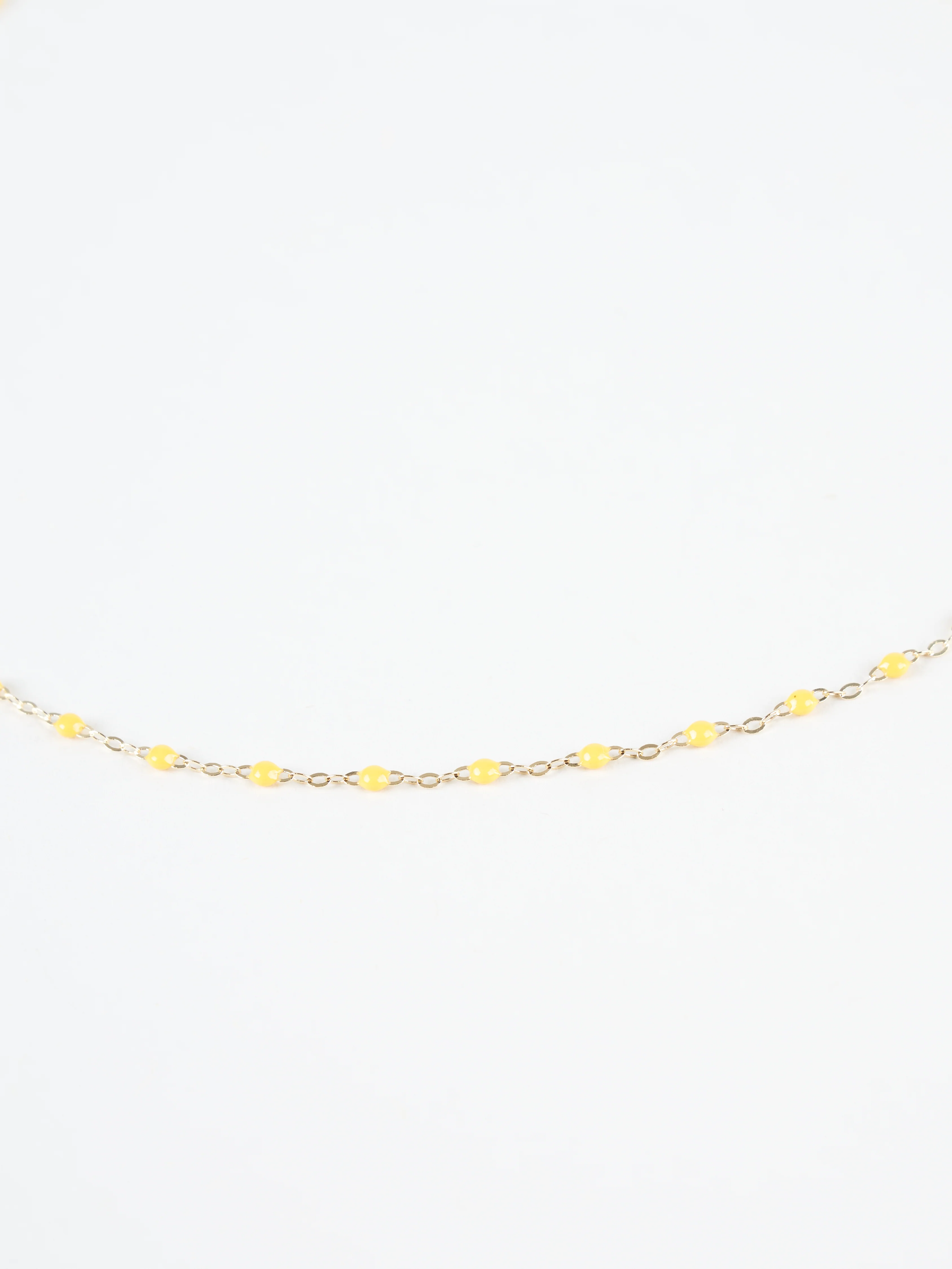 lemon bead necklace - yellow gold - Image 3