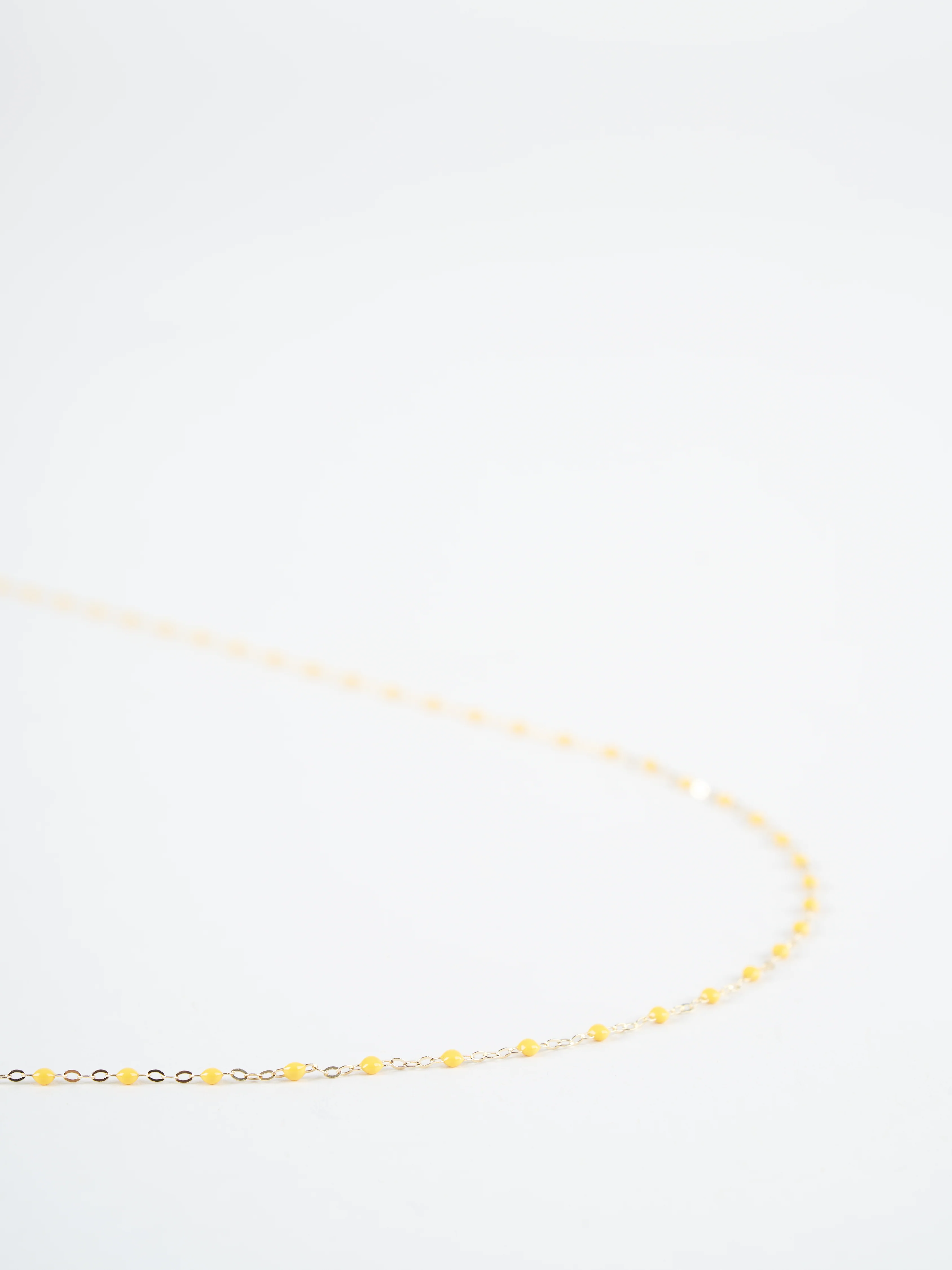 lemon bead necklace - yellow gold - Image 4