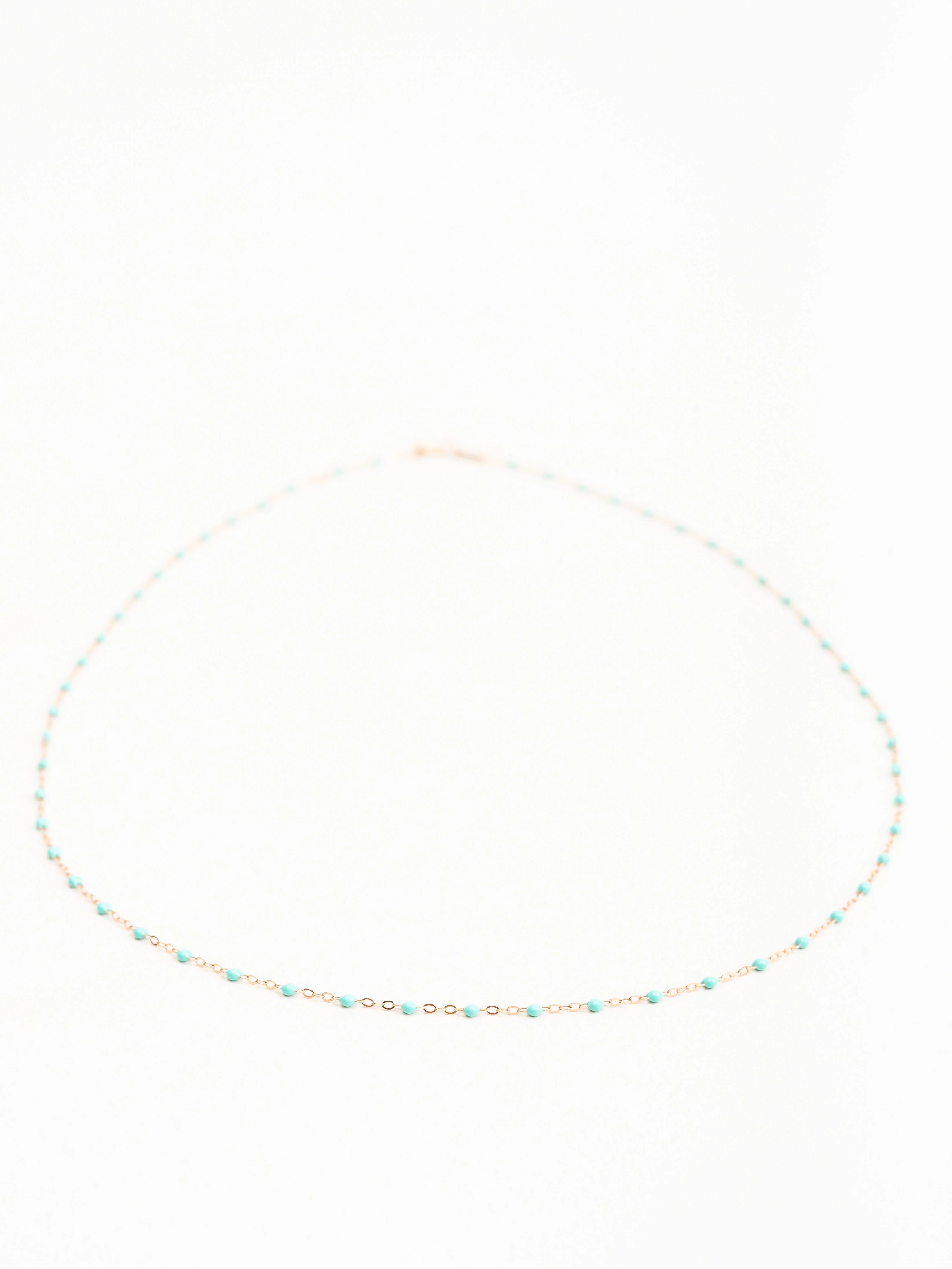 lagoon bead necklace - rose gold - Image 2