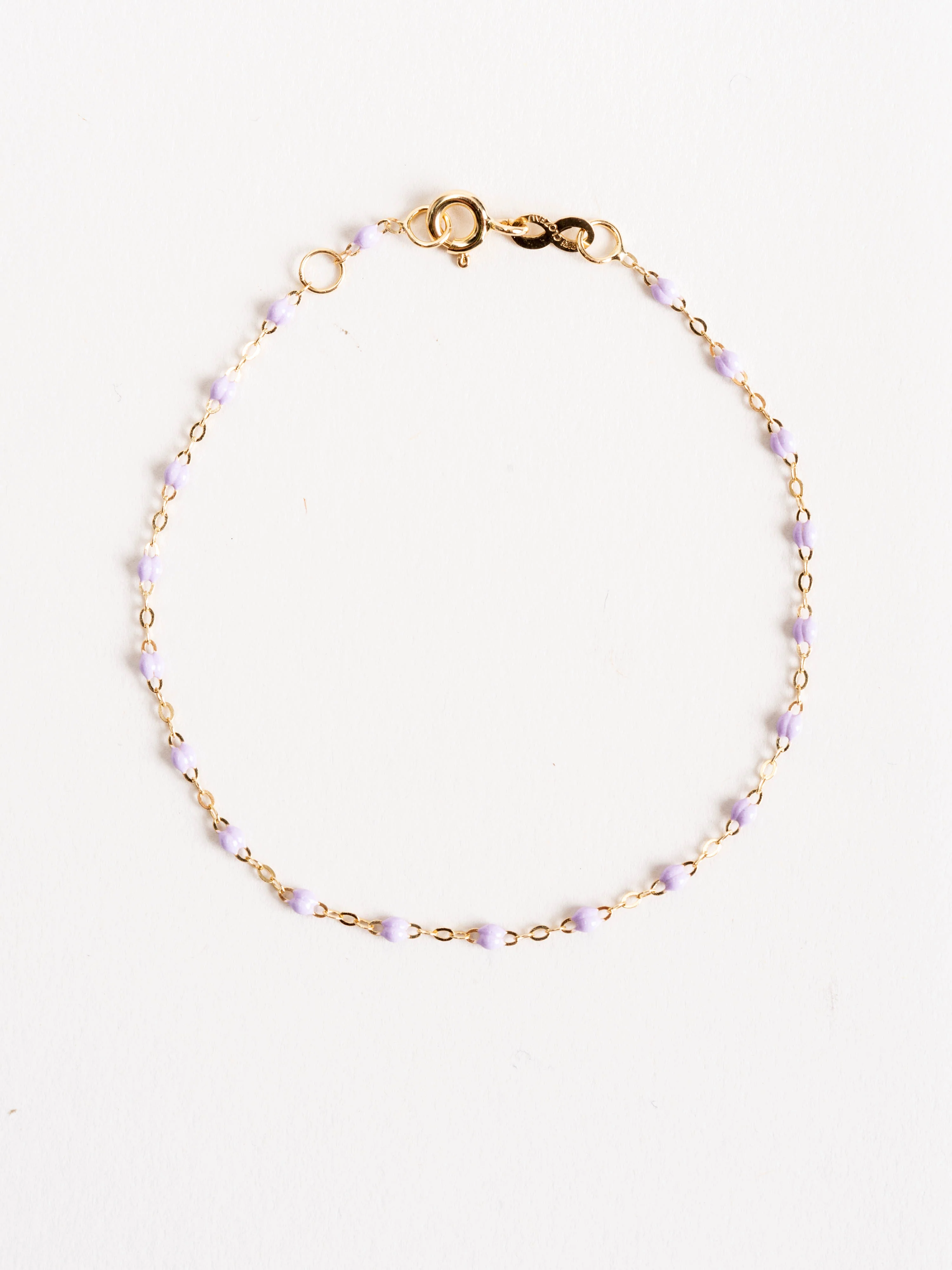 parme bead bracelet - yellow gold - Image 4