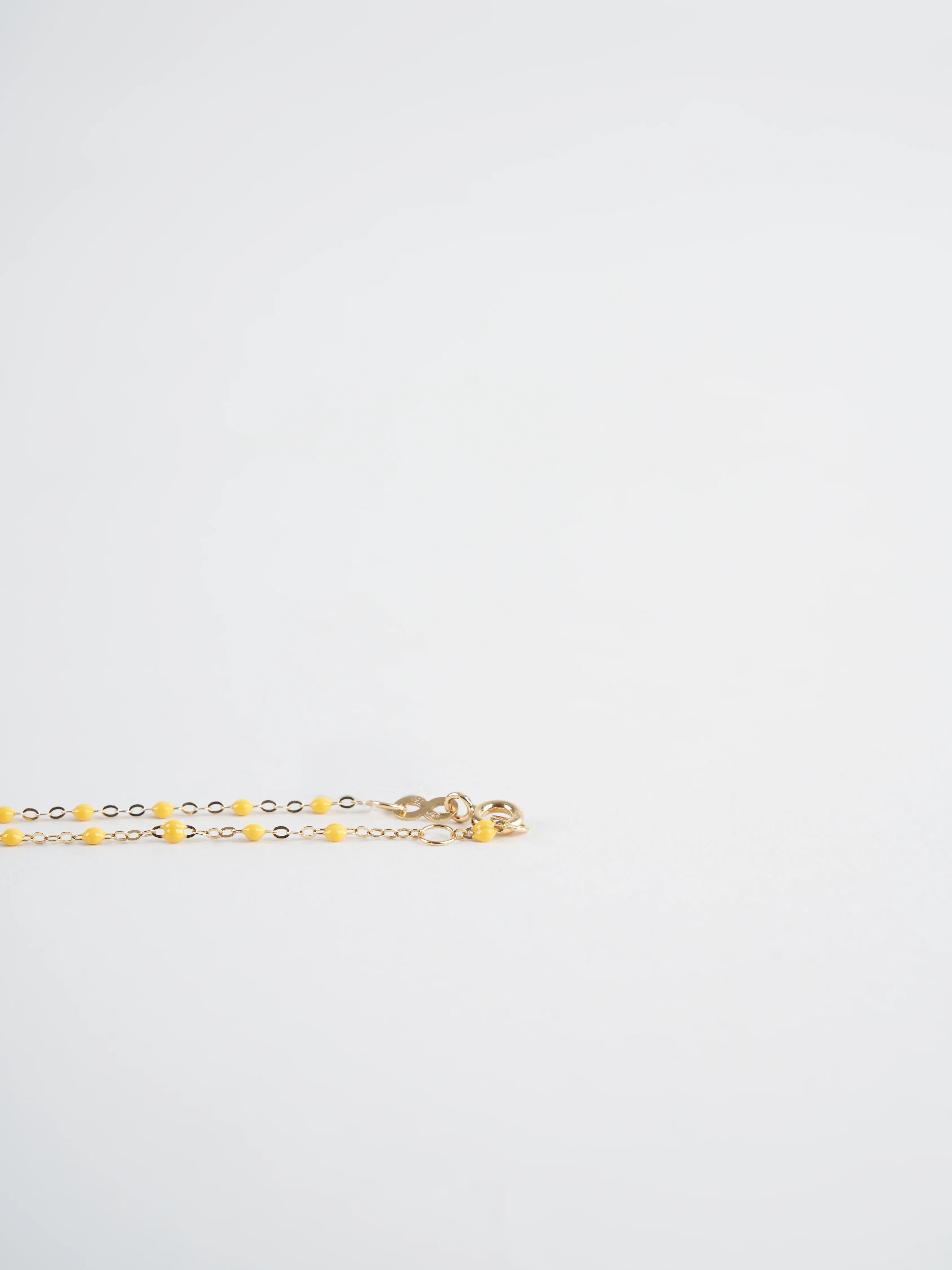 citron bead bracelet - yellow gold - Image 3