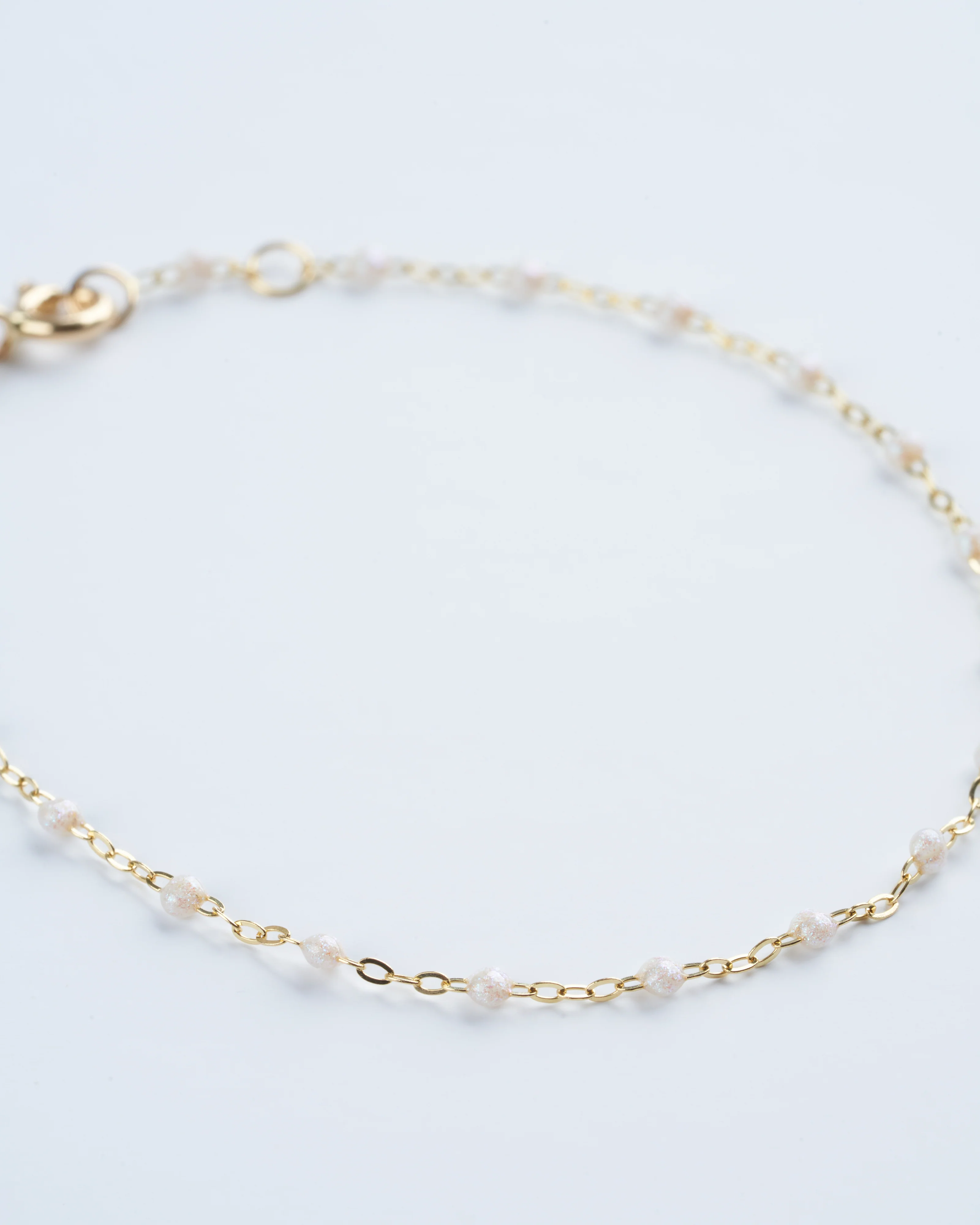 classic gigi bracelet 6.7" bracelet with opal - yellow gold with opal - Image 2