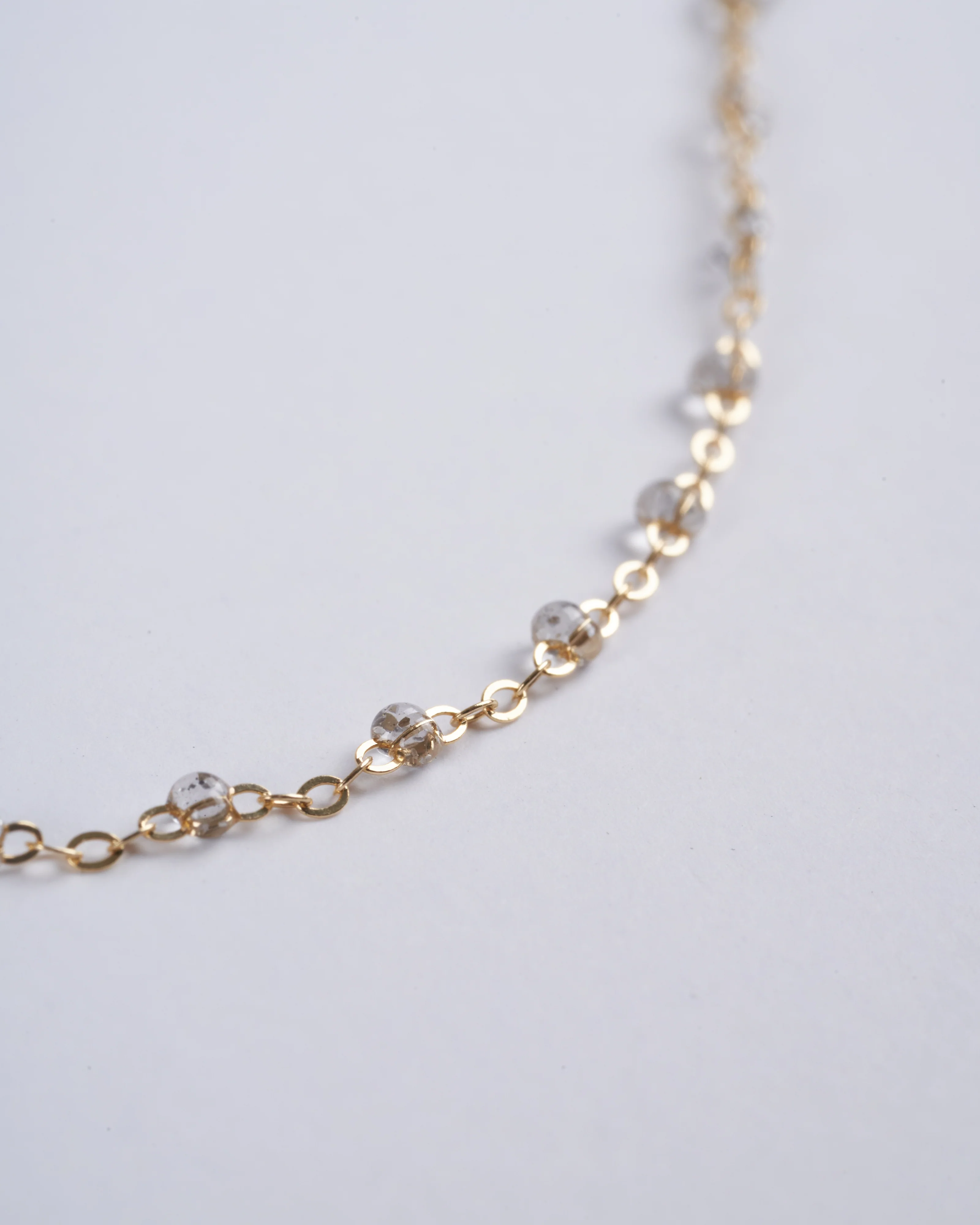 classic gigi necklace 19.7" necklace with sparkle - yellow gold with sparkle - Image 2