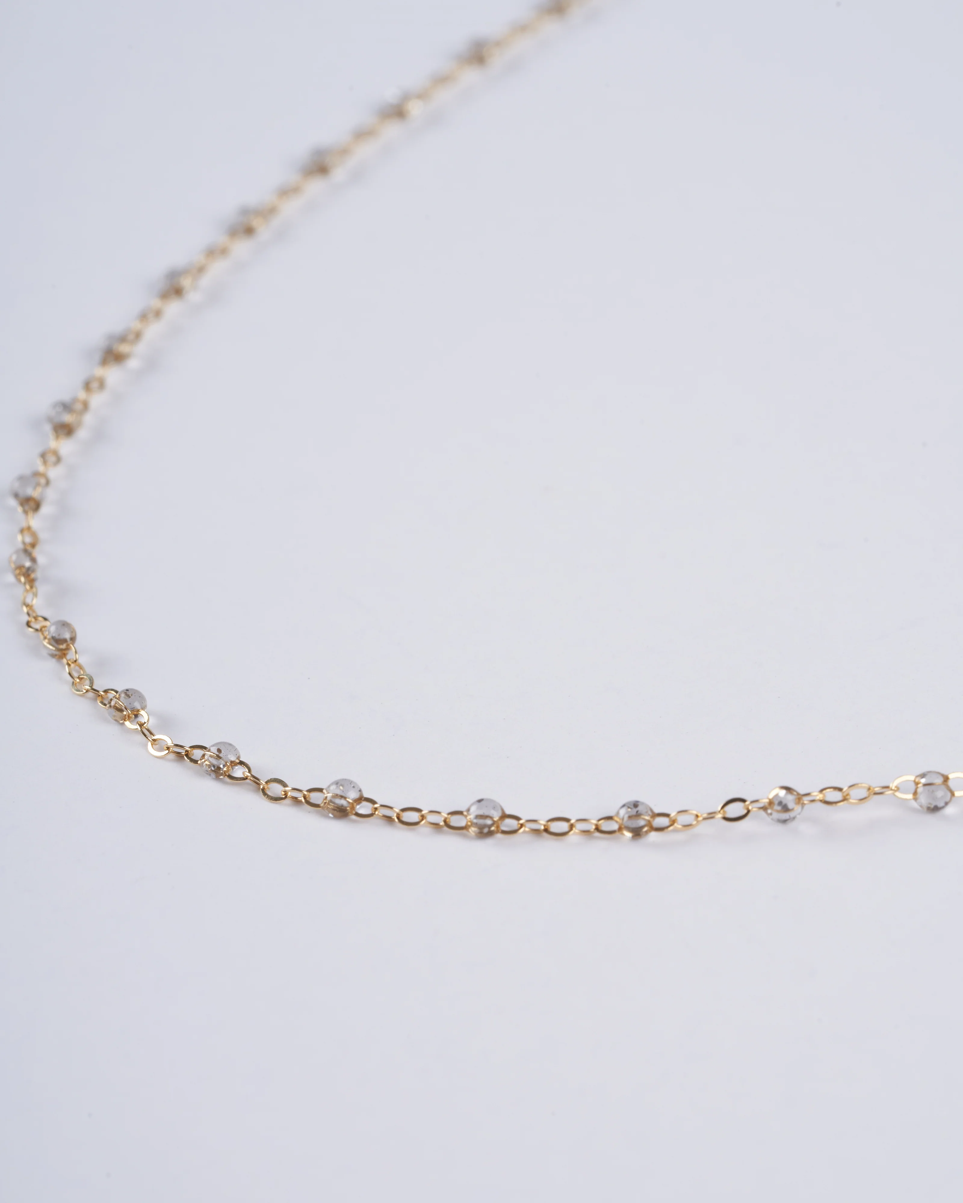 classic gigi necklace 19.7" necklace with sparkle - yellow gold with sparkle - Image 3