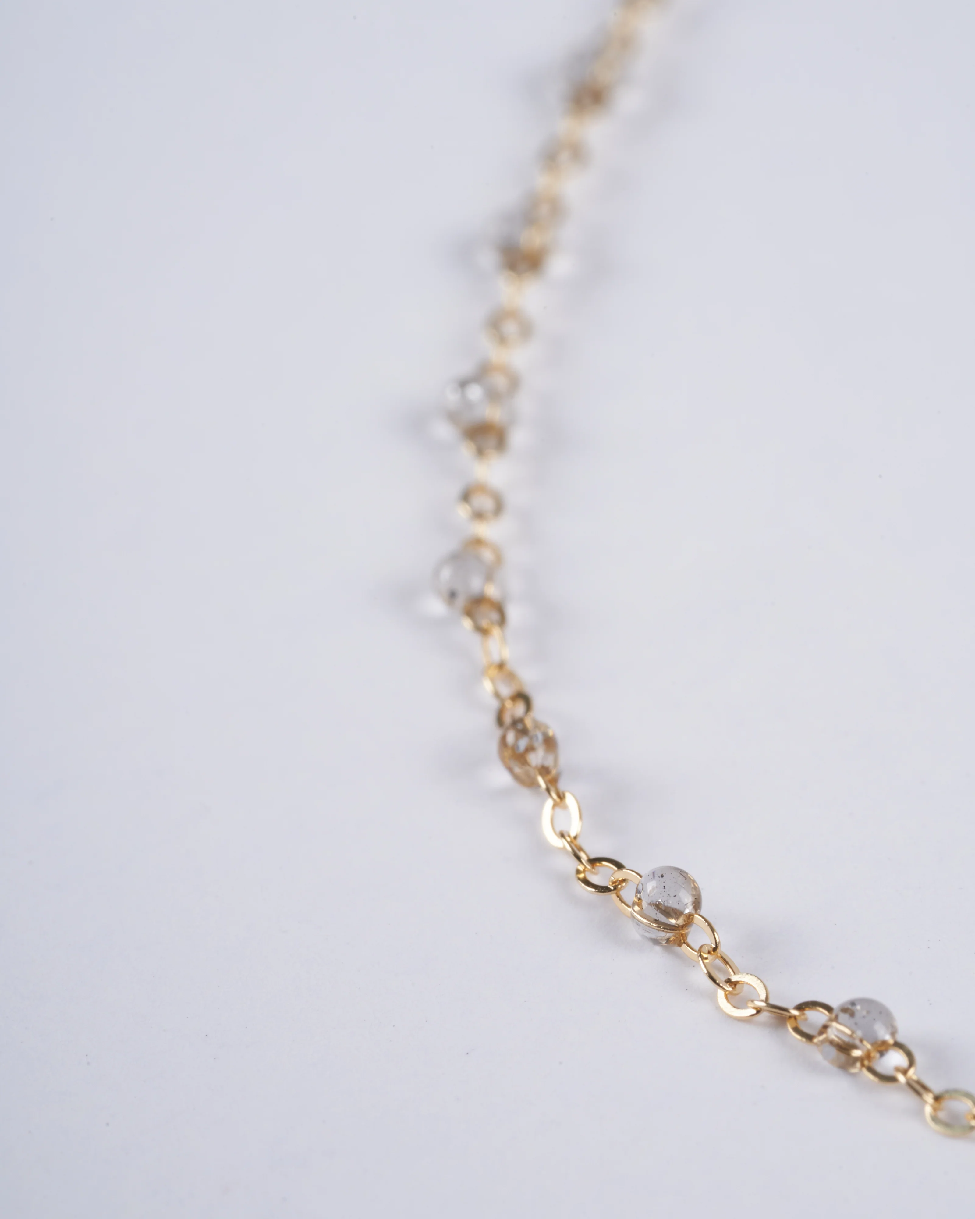 classic gigi necklace 19.7" necklace with sparkle - yellow gold with sparkle - Image 4