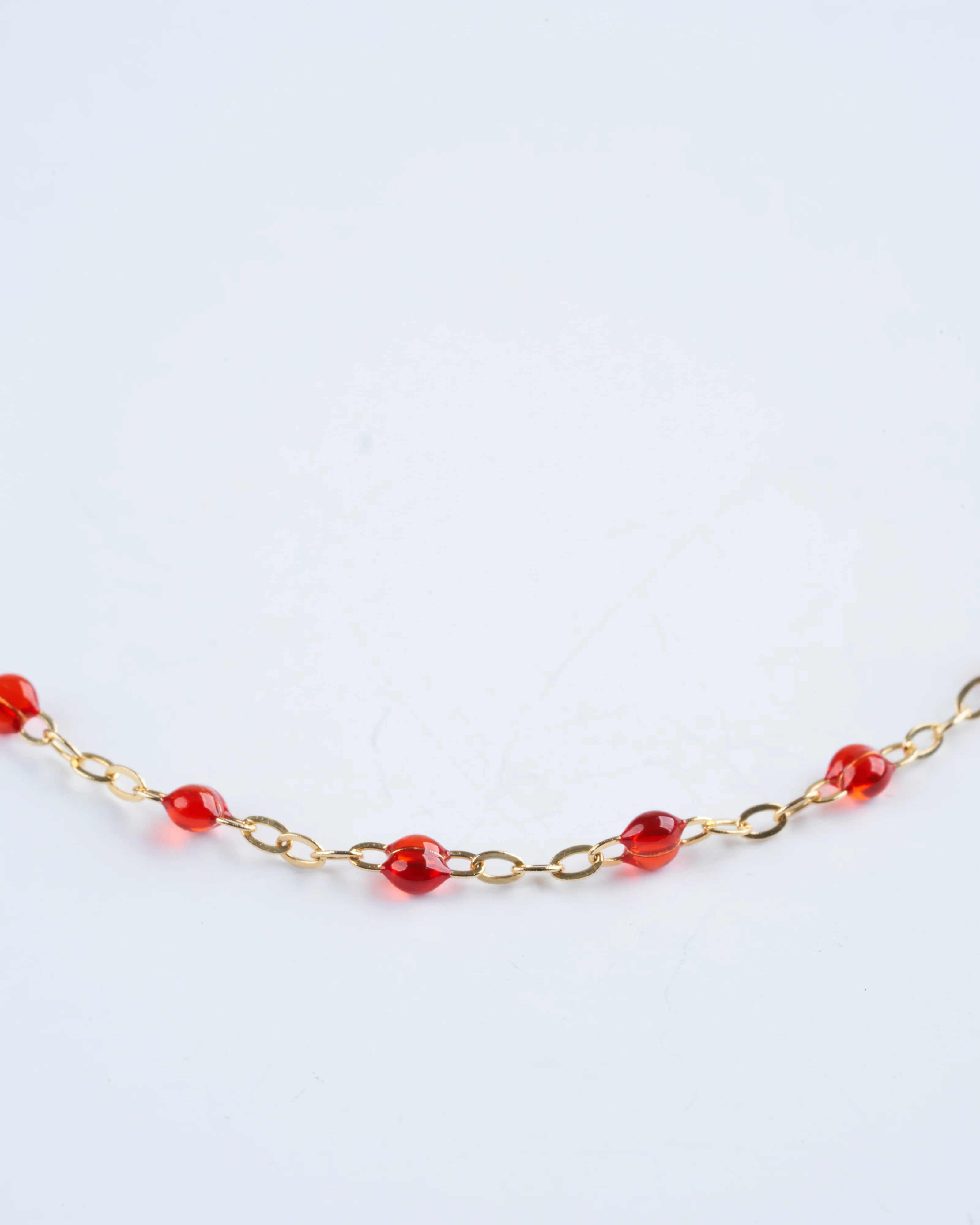 classic gigi yellow gold necklace 16.5" with ruby - gold - Image 2