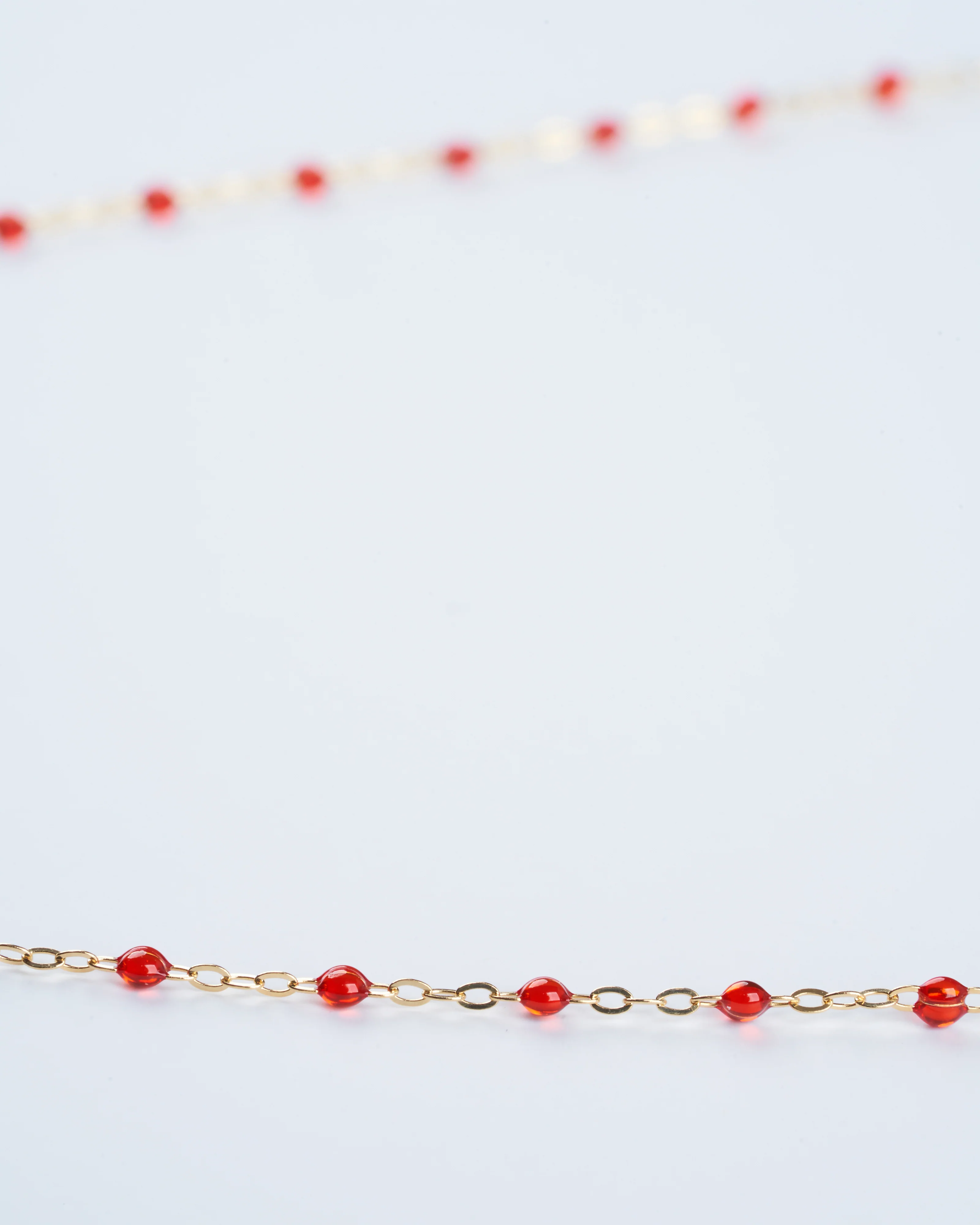 classic gigi yellow gold necklace 16.5" with ruby - gold - Image 4