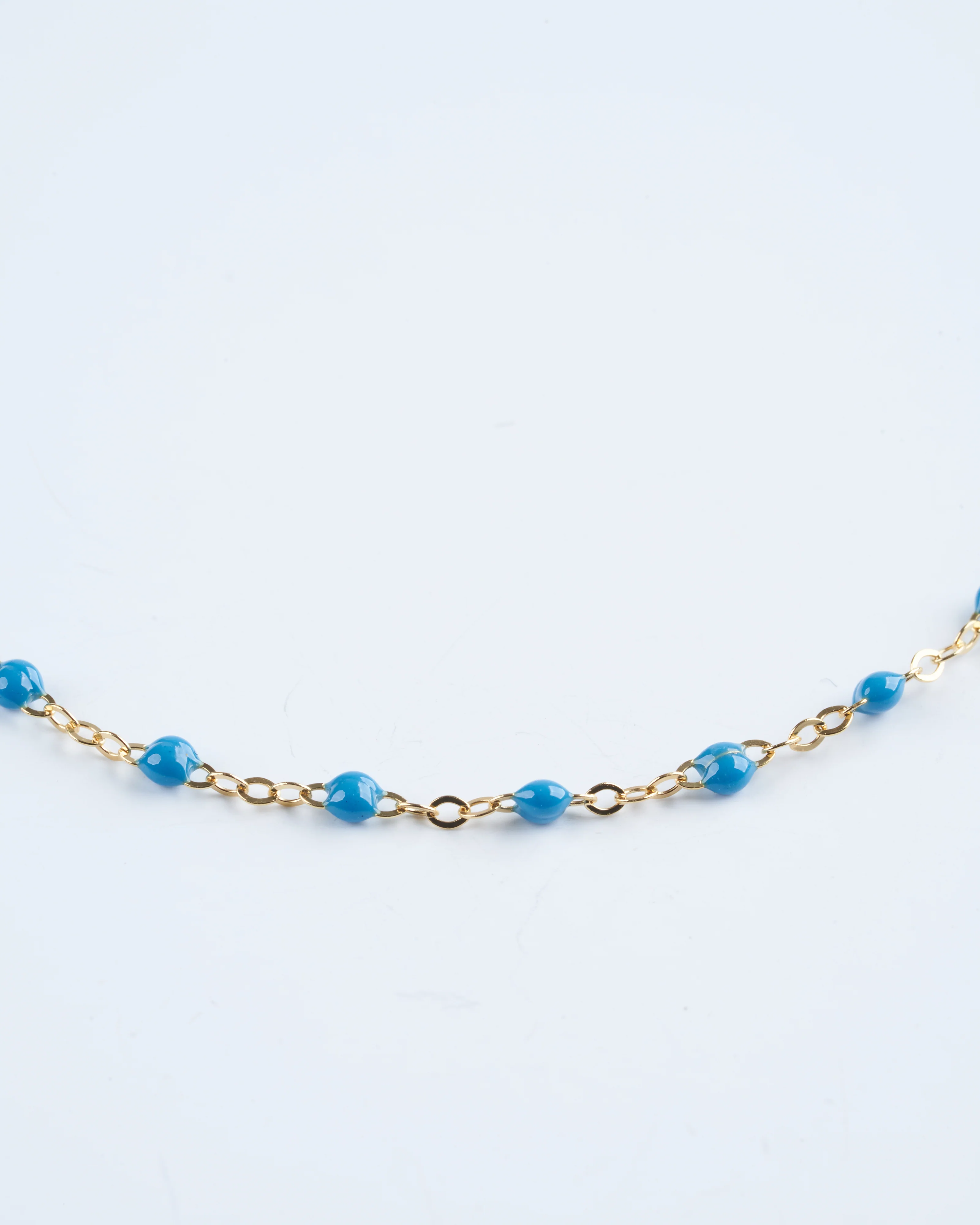 classic gigi yellow gold necklace 17.7" with jeans - gold - Image 2
