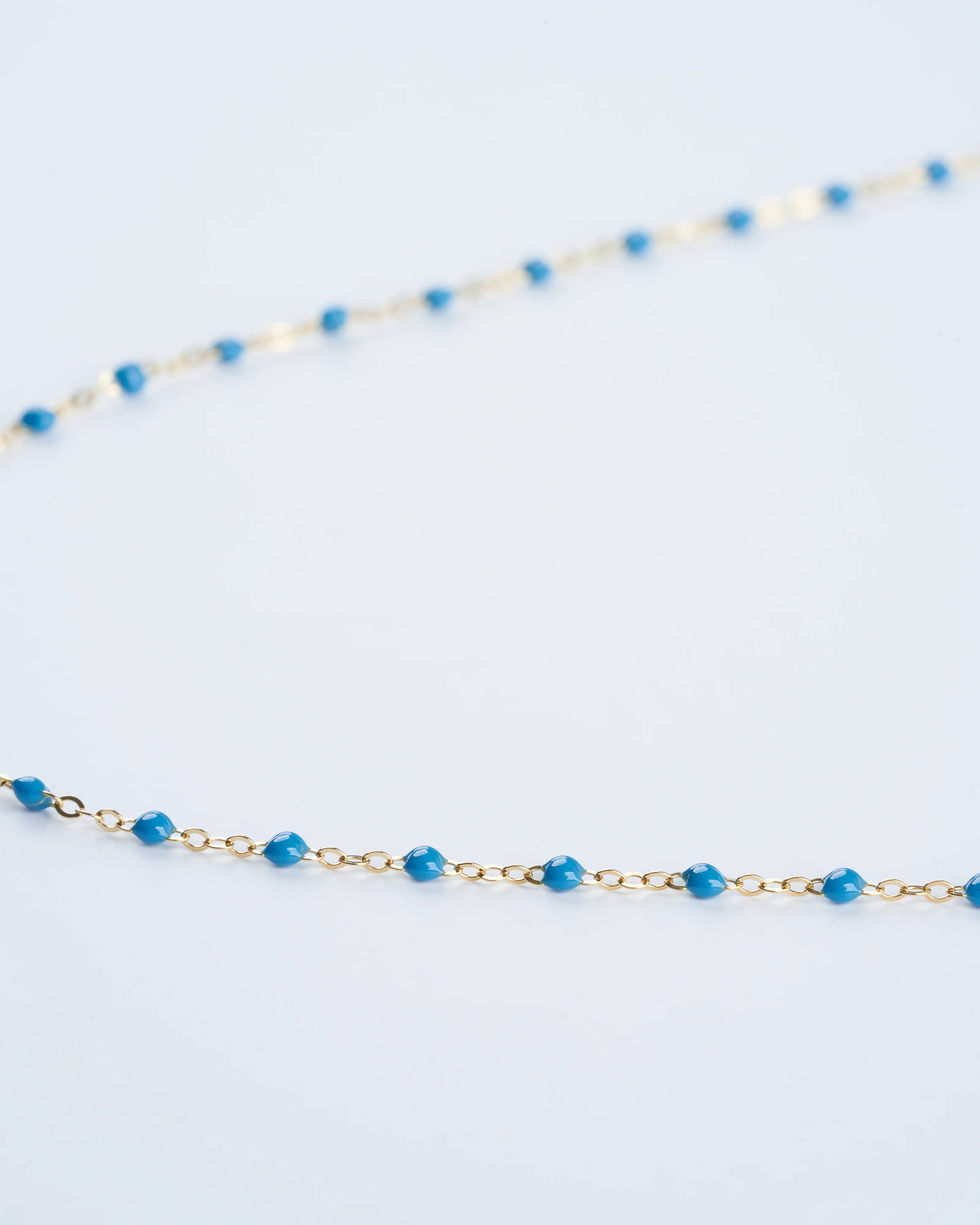 classic gigi yellow gold necklace 17.7" with jeans - gold - Image 3