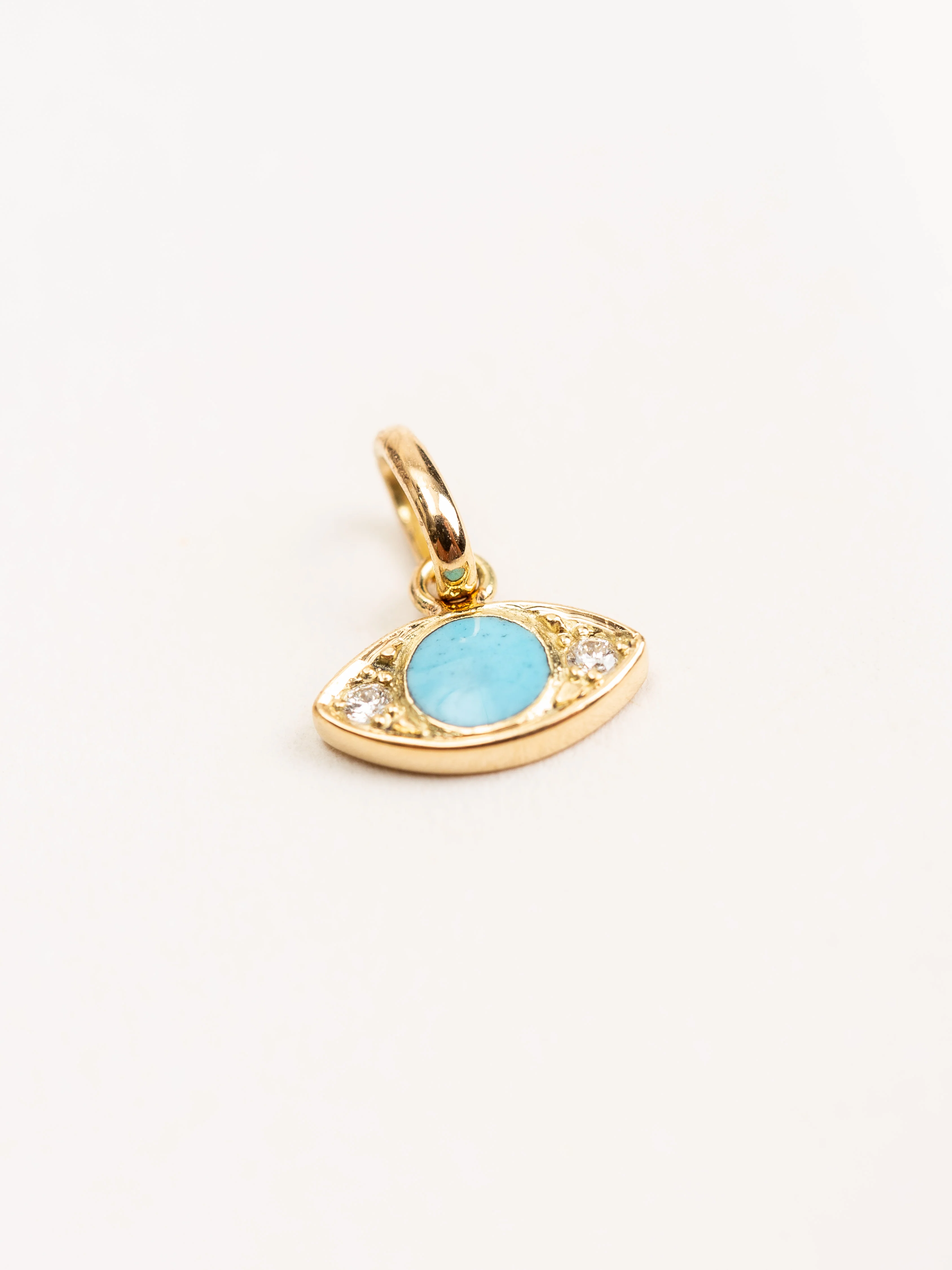 eye pendant with diamonds - Image 2