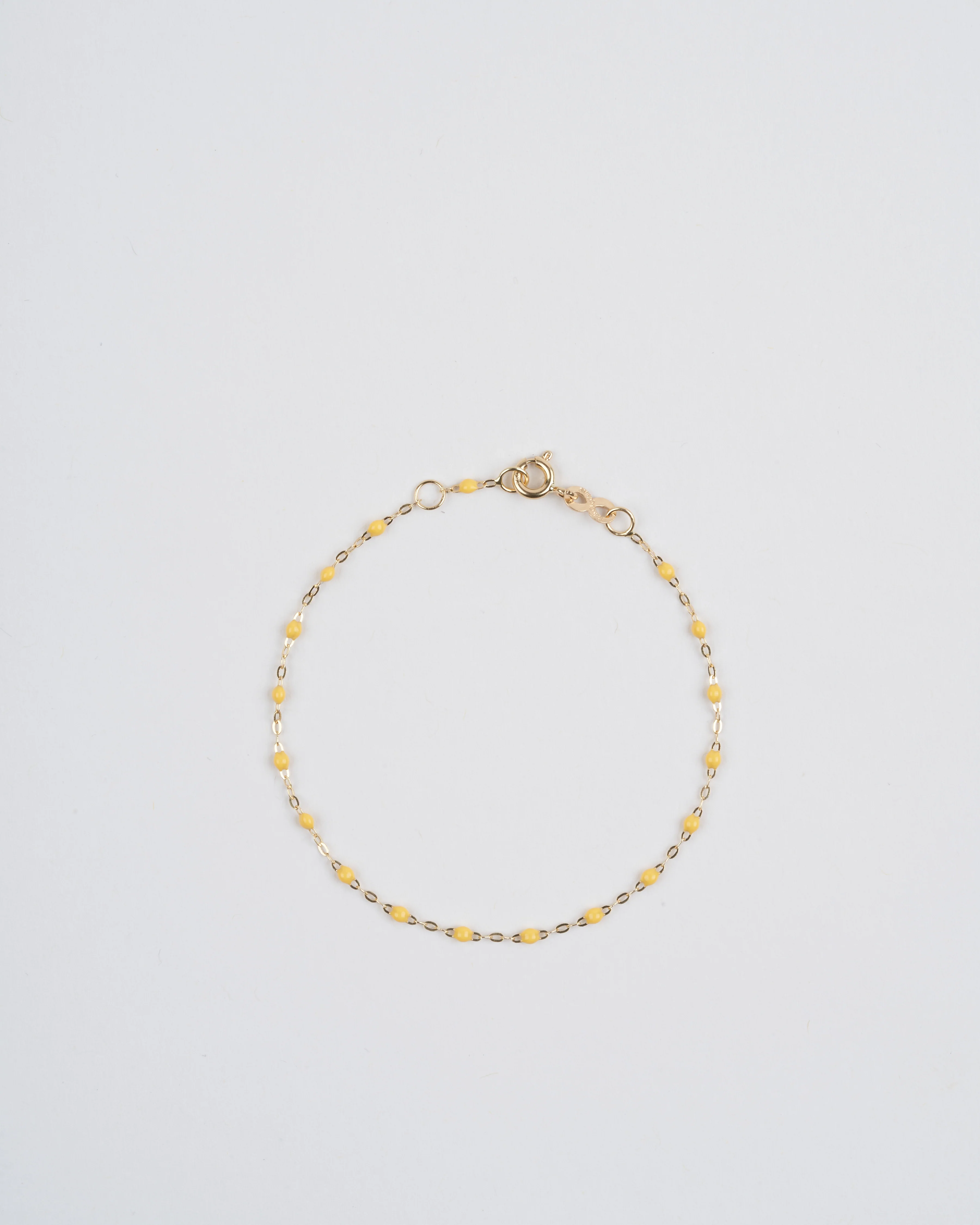 lemon bead bracelet - yellow gold