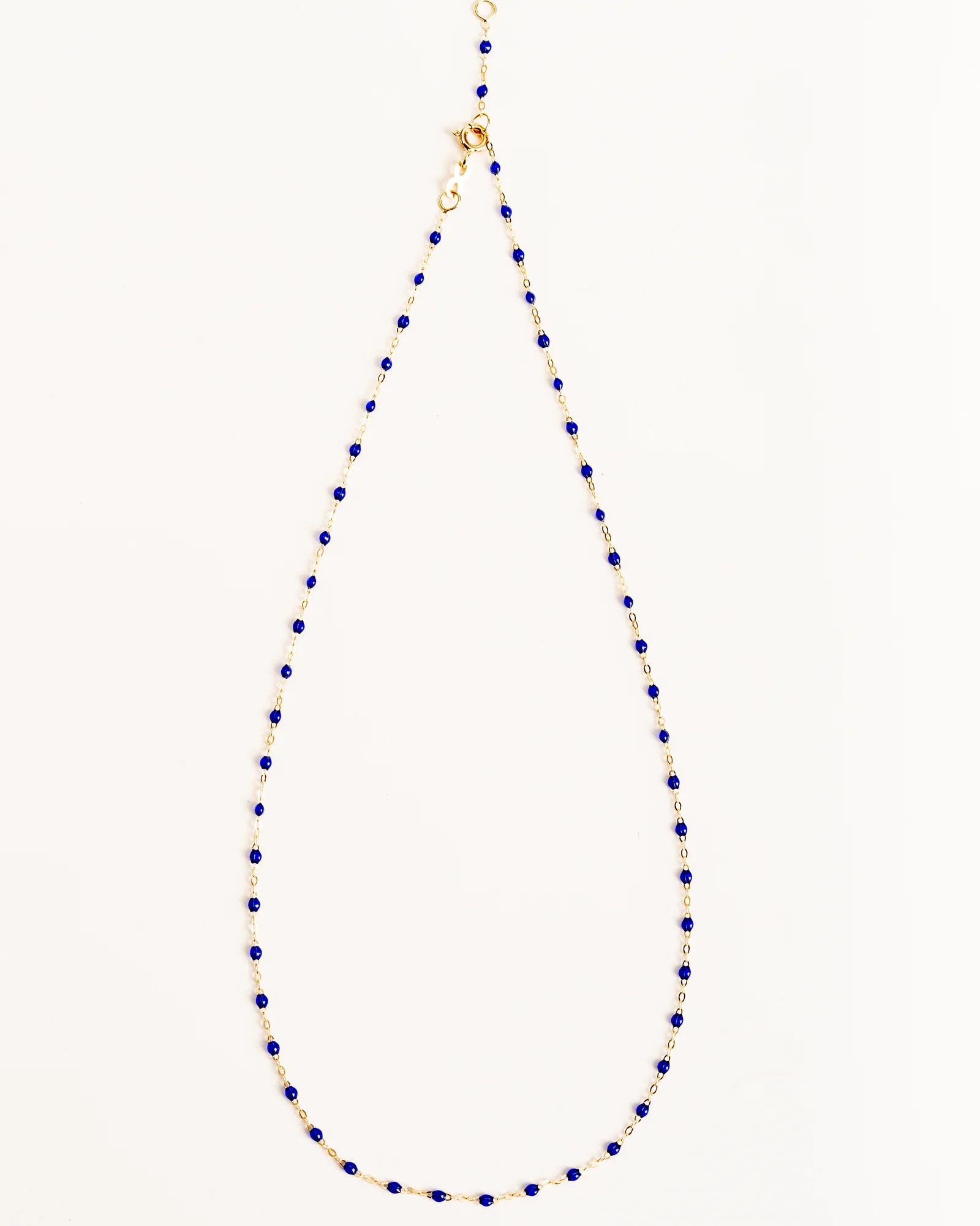 classic gigi yellow gold necklace - lapis - Image 2