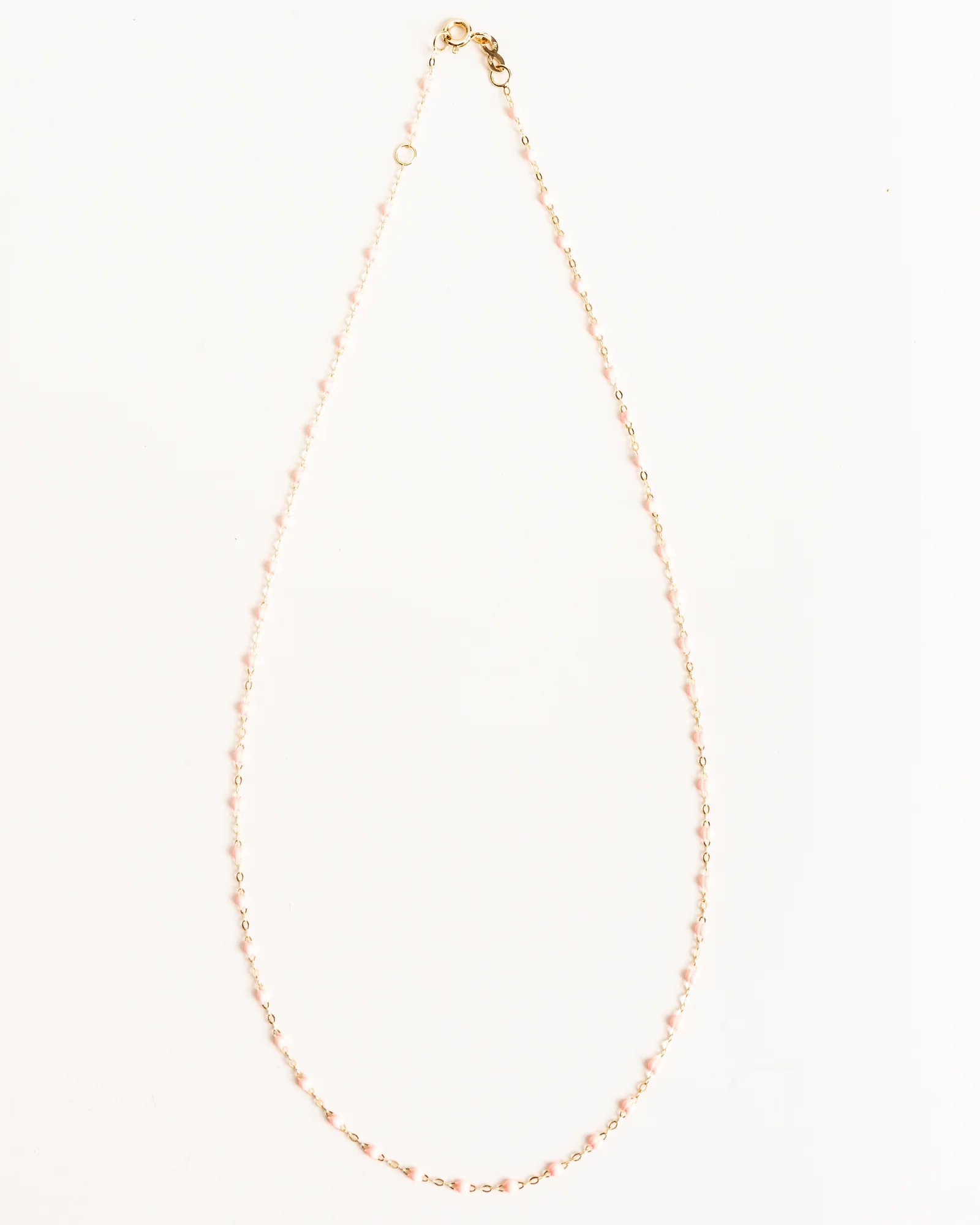 classic gigi yellow gold necklace - salmon - Image 2