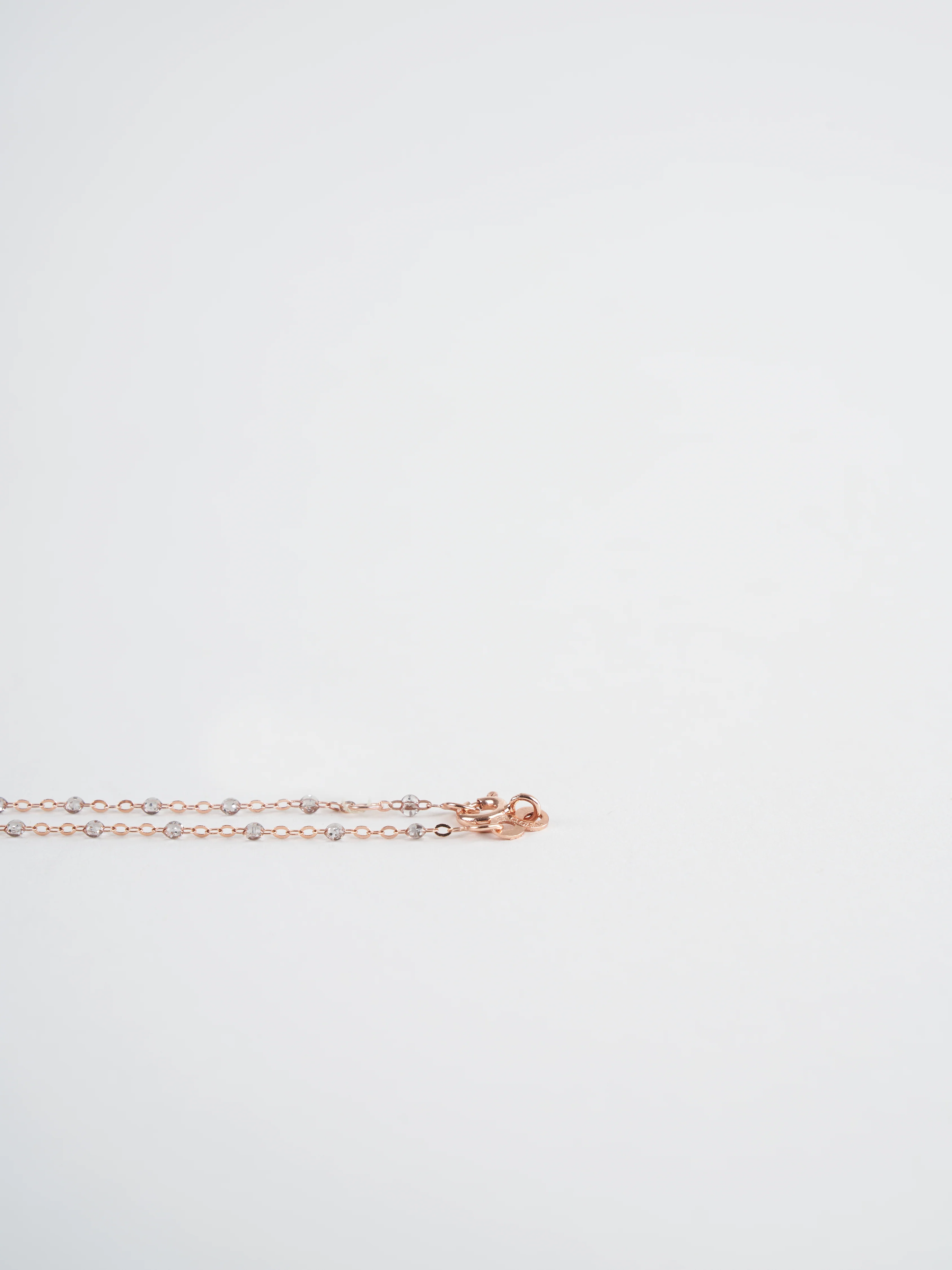 sparkle bead bracelet - rose gold - Image 3