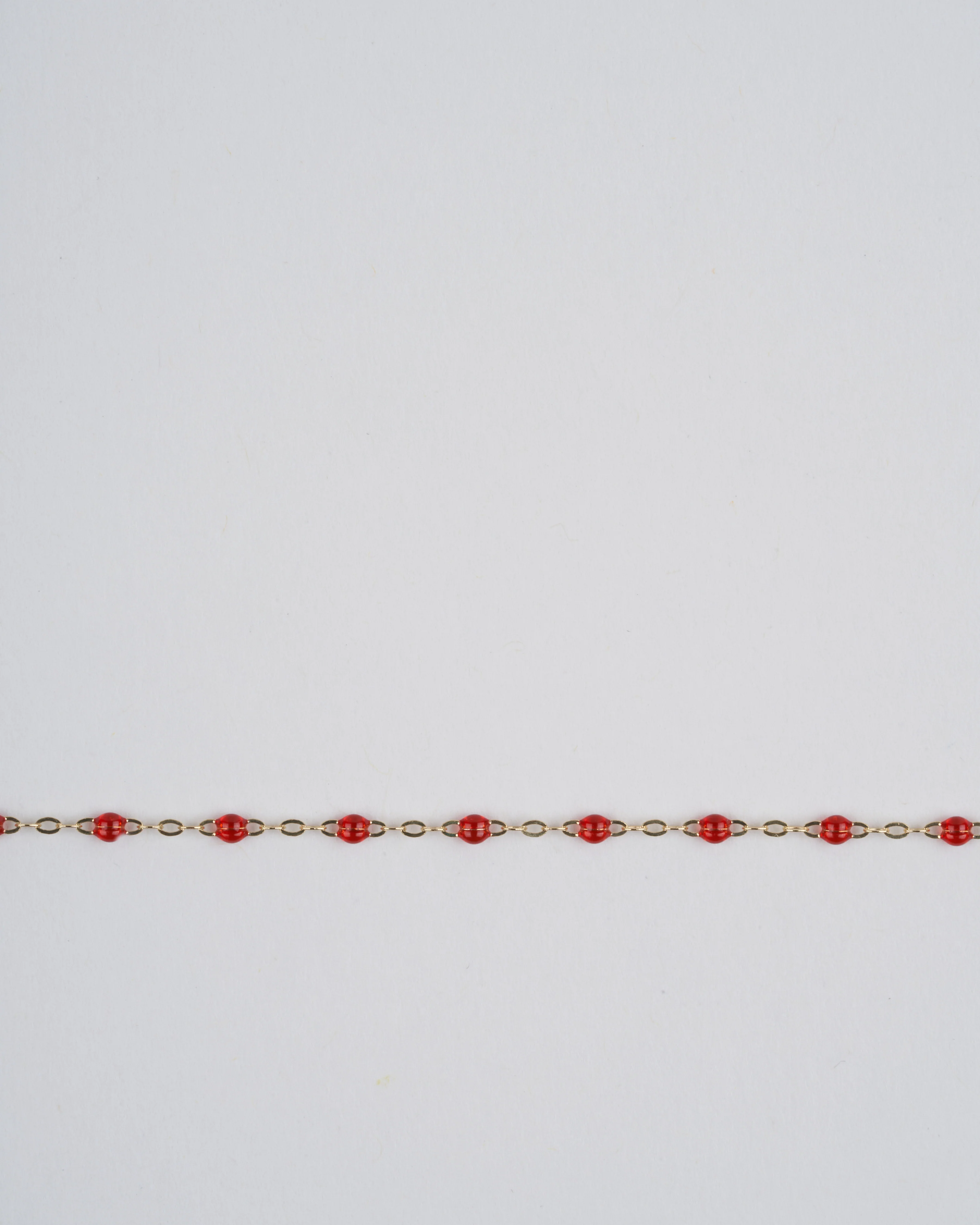 ruby bead bracelet - yellow gold - Image 2