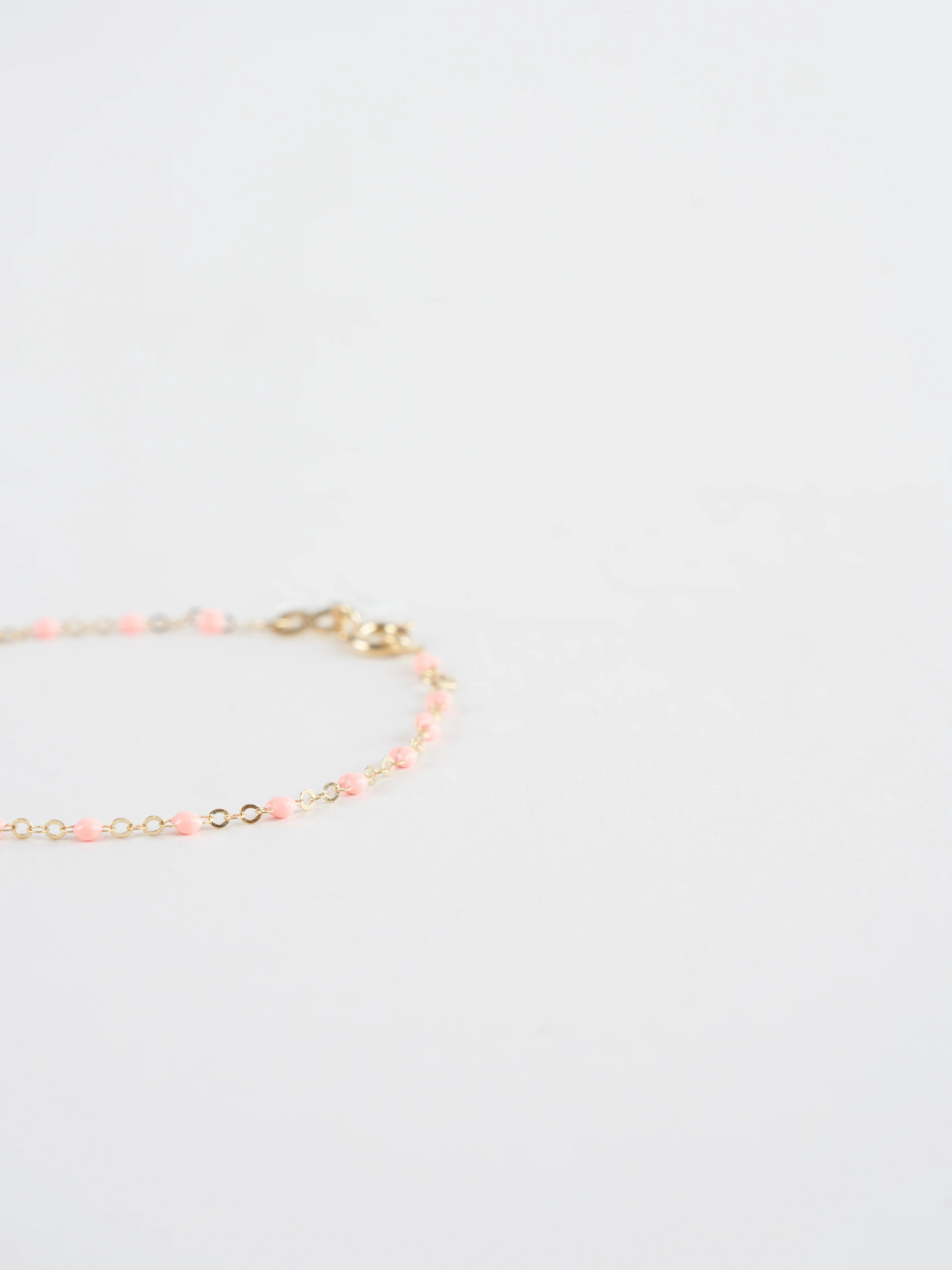 saumon bead bracelet - yellow gold - Image 2