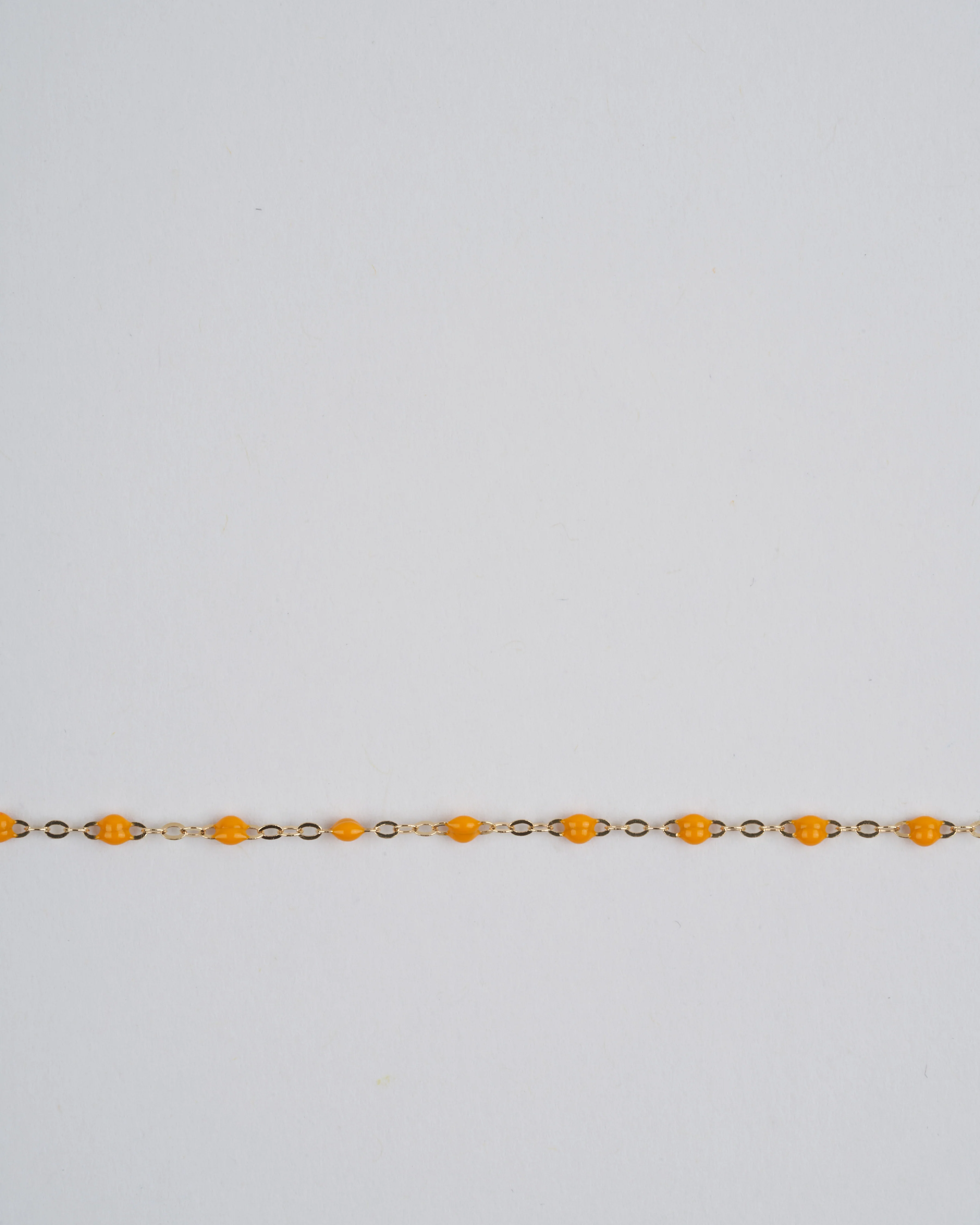 yellow bead necklace - yellow gold - Image 2