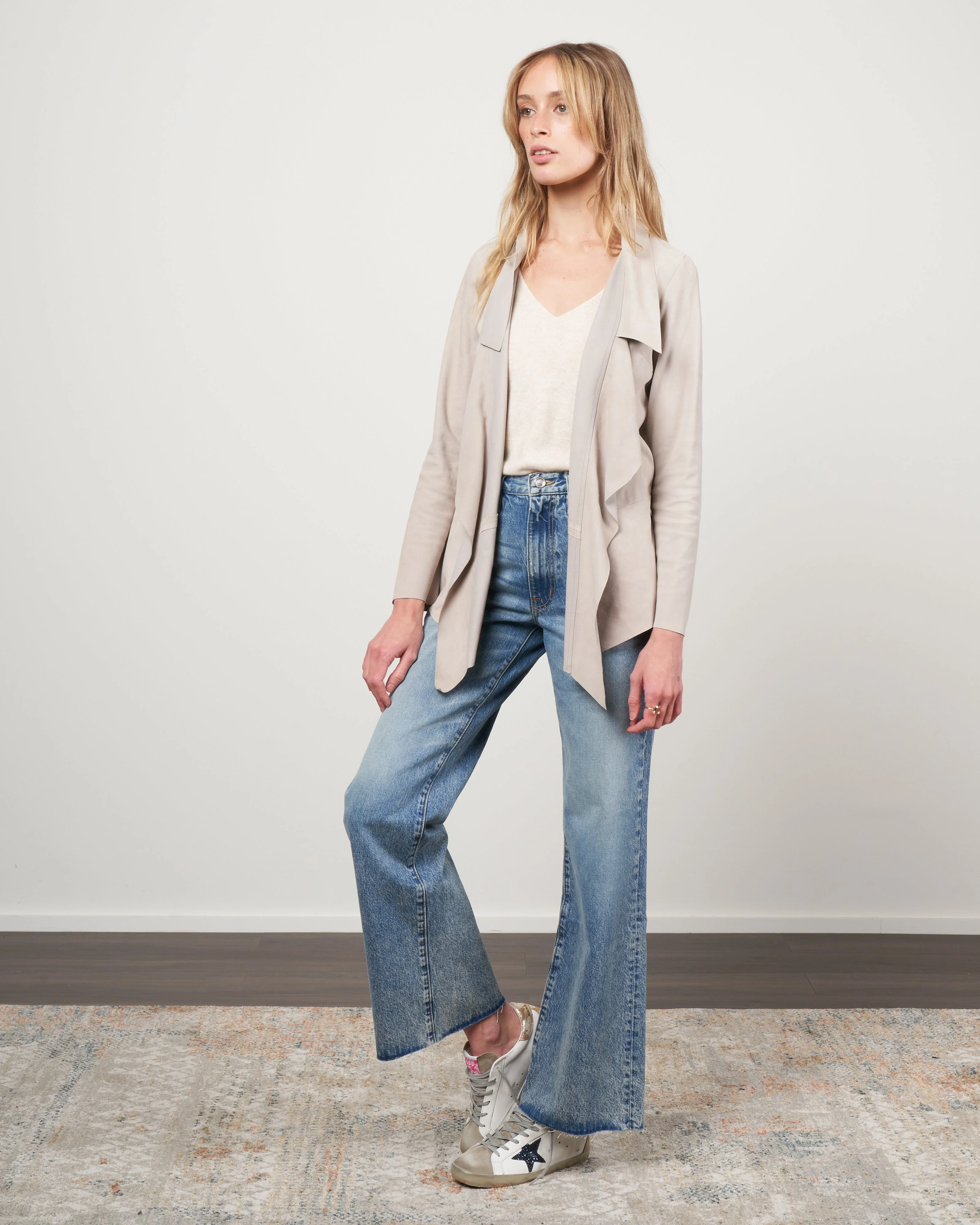 deconstructed blazer - ash - Image 2