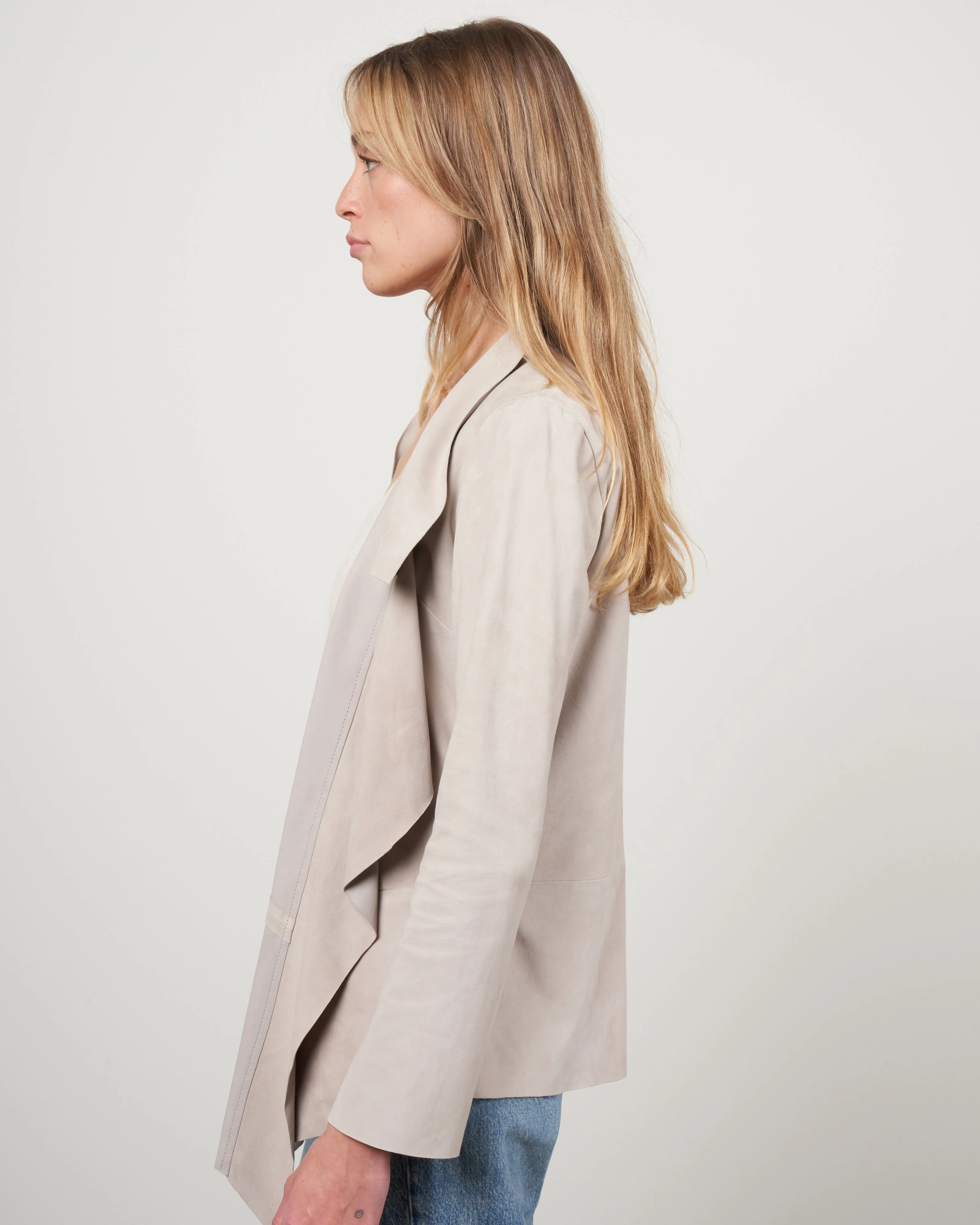 deconstructed blazer - ash - Image 3