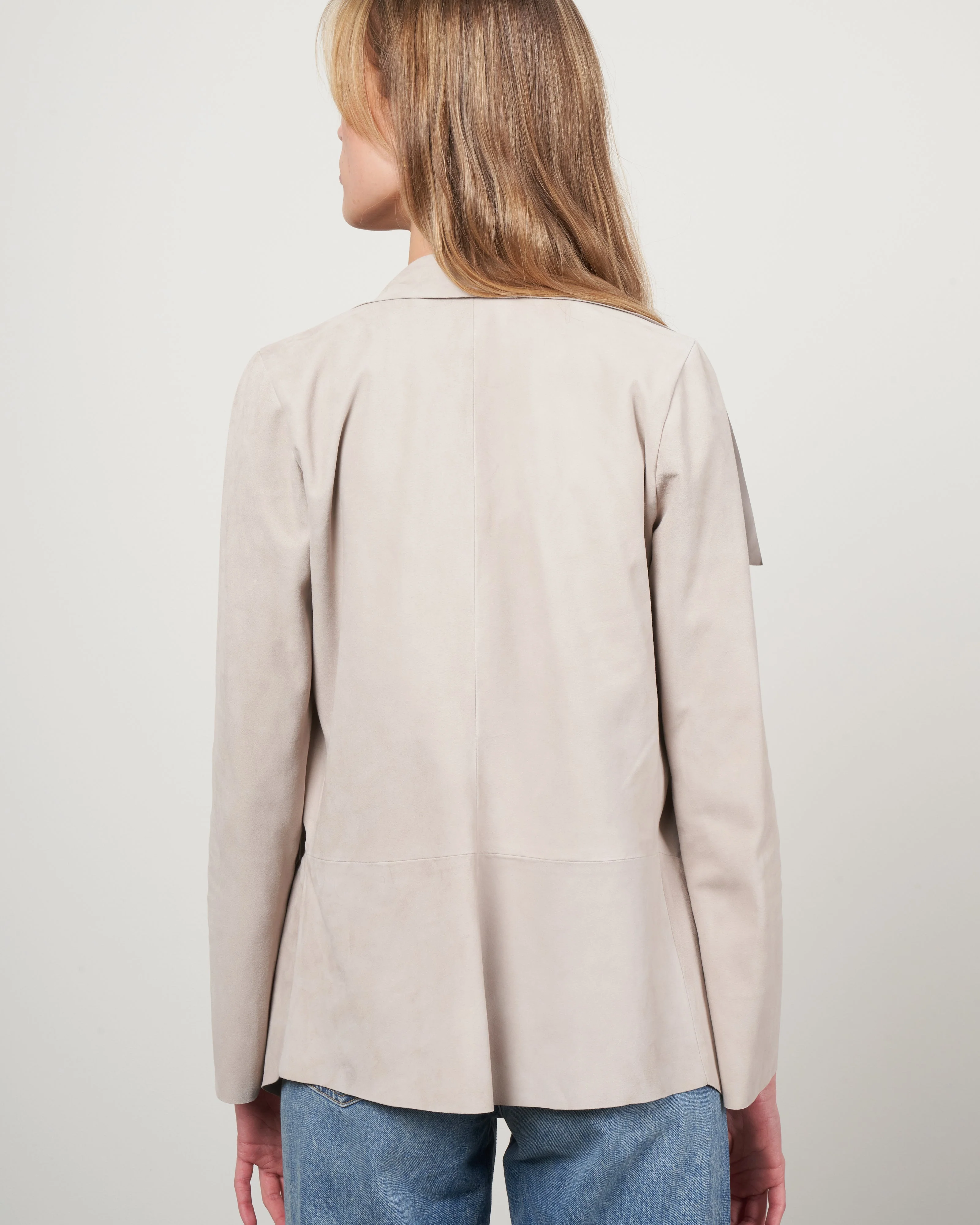 deconstructed blazer - ash - Image 4