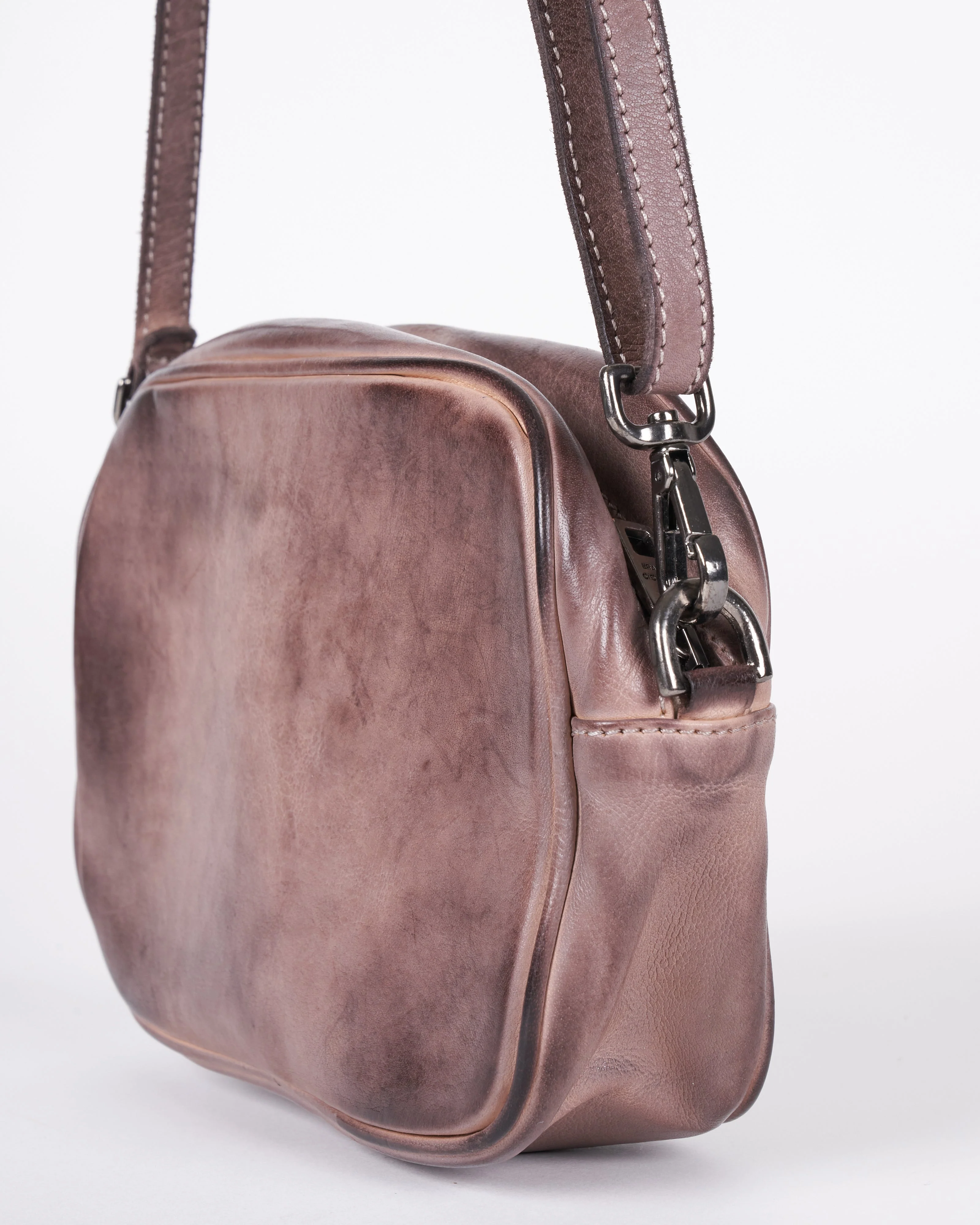 small crossbody - taupe wax - Image 3
