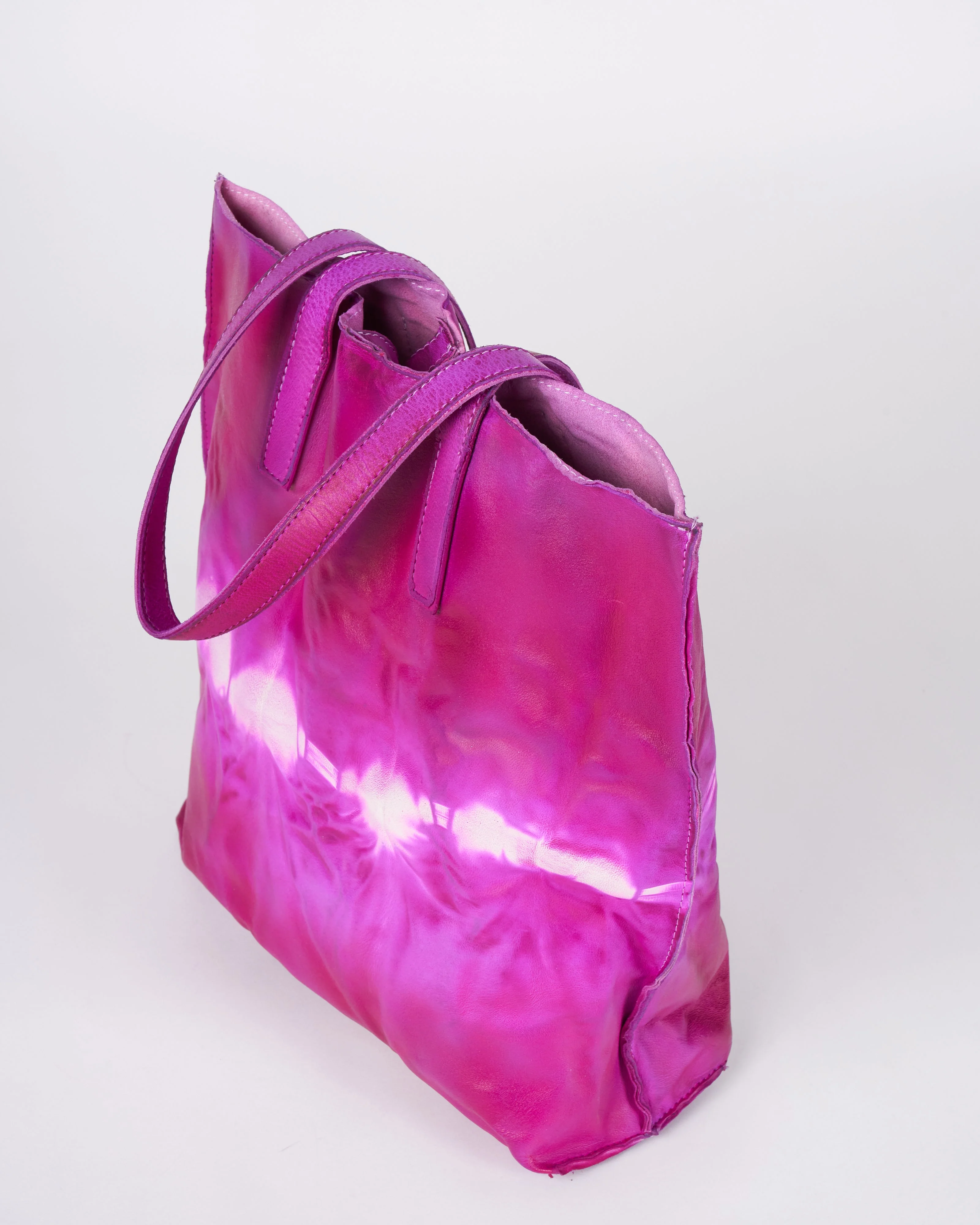 tie dye tote bag - fuxia - Image 3