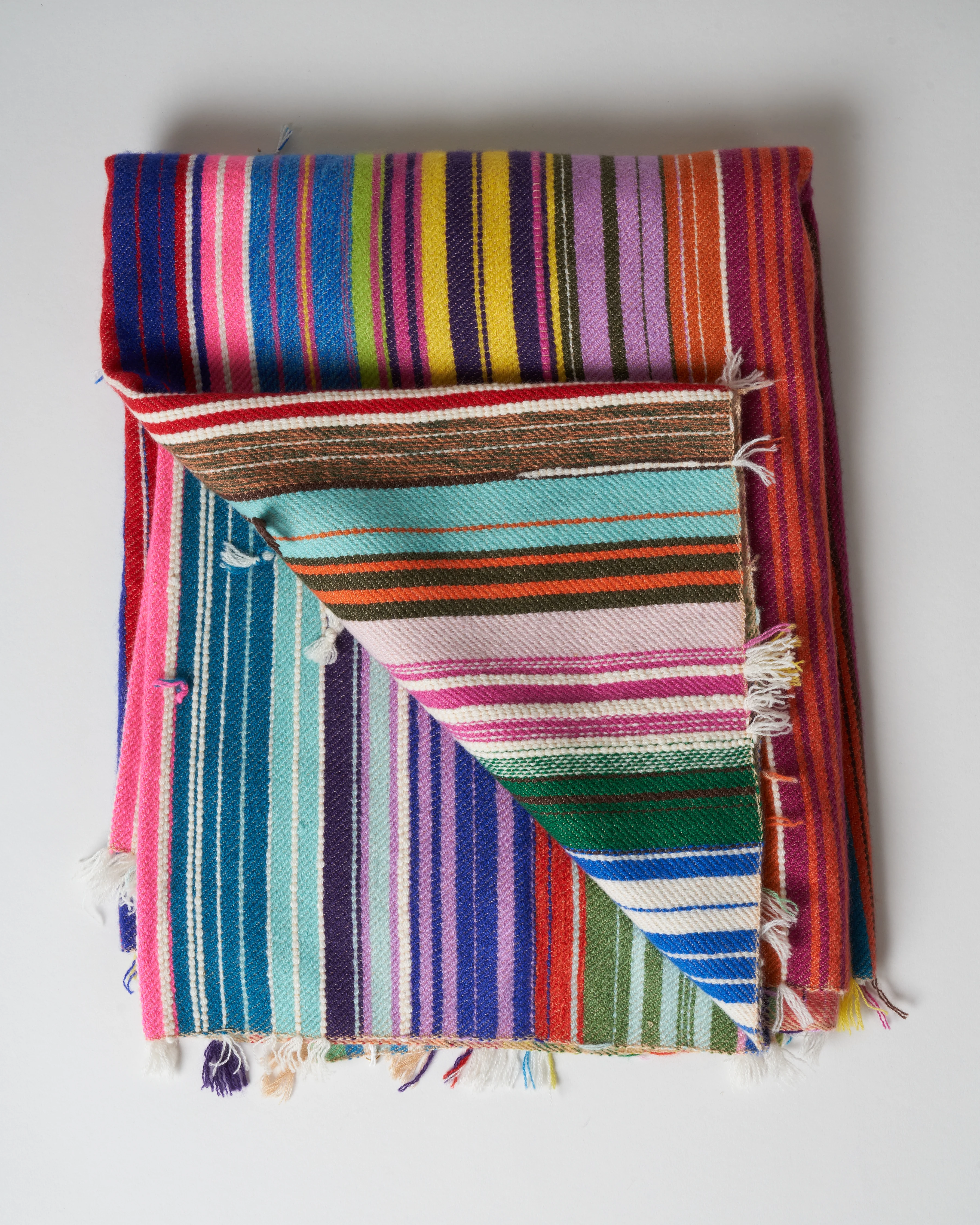 gipsy heavy plaid cashmere scarf - multicolor - Image 4
