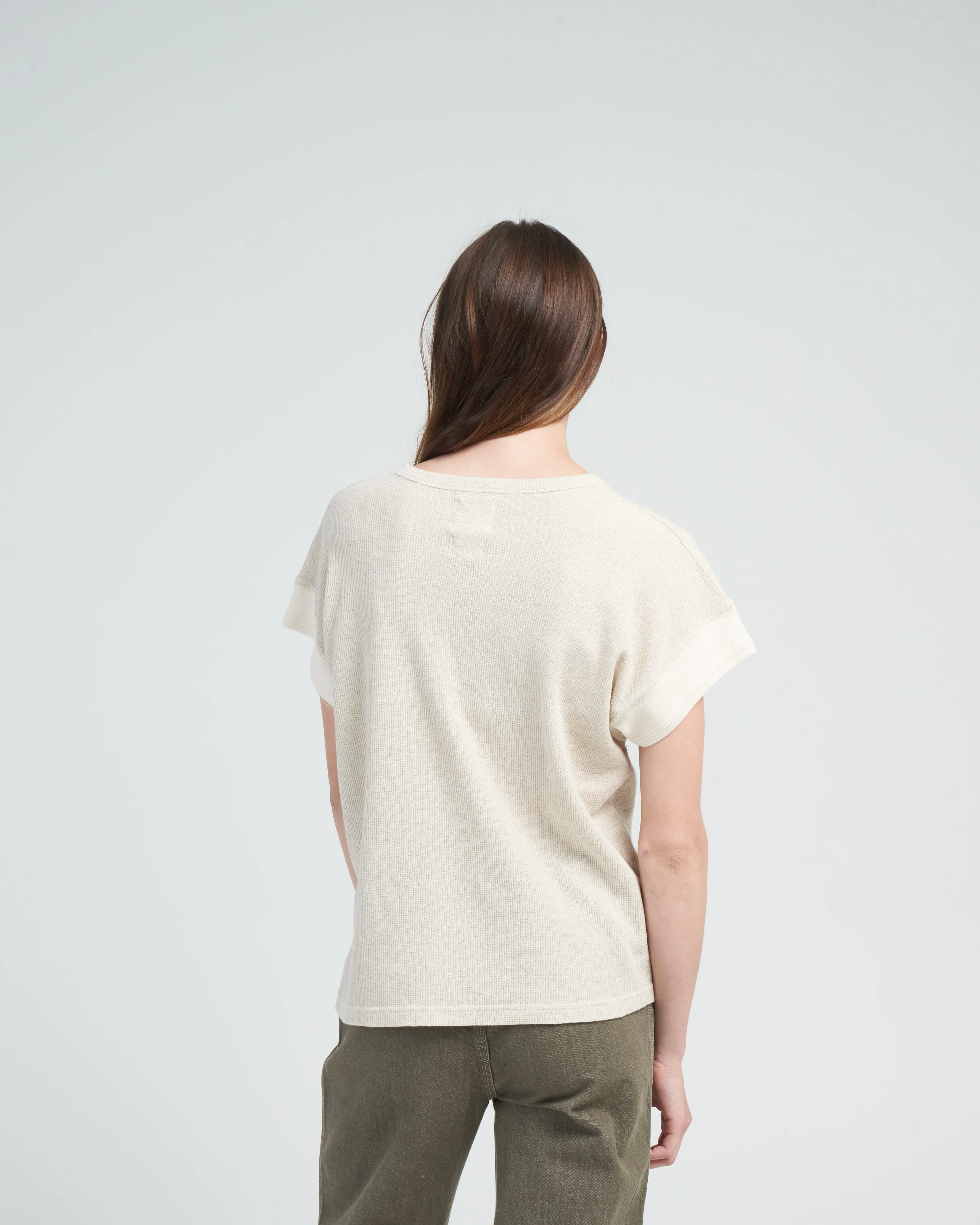 muscle tee - greige - Image 4